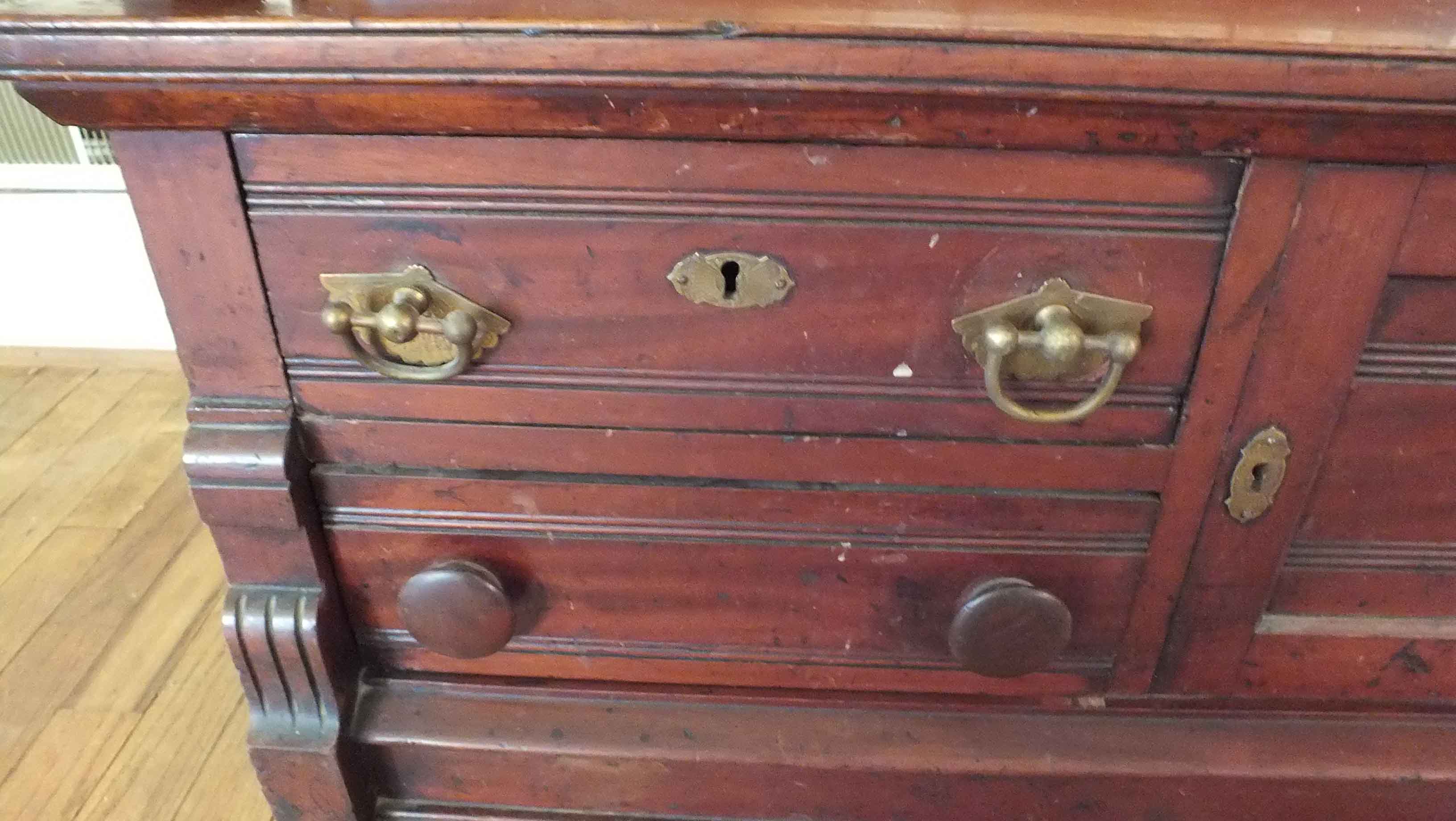 Antique Victorian Eastlake Curio Cabinet