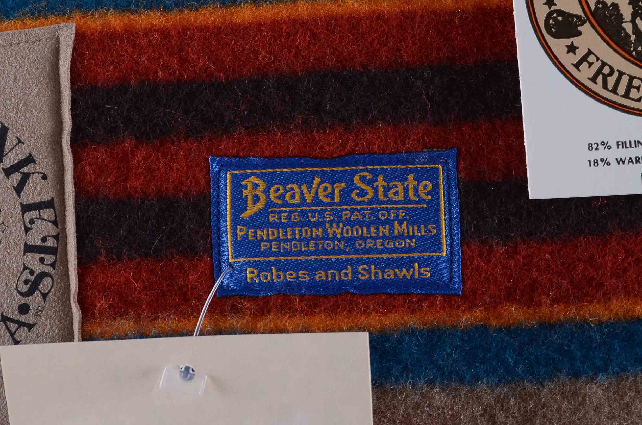 Pendleton Beaver State Indian Friendship Blanket