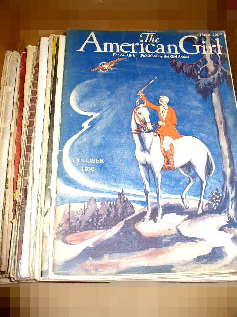 Compilation of "The American Girl" Magazines from 1923 to 1948