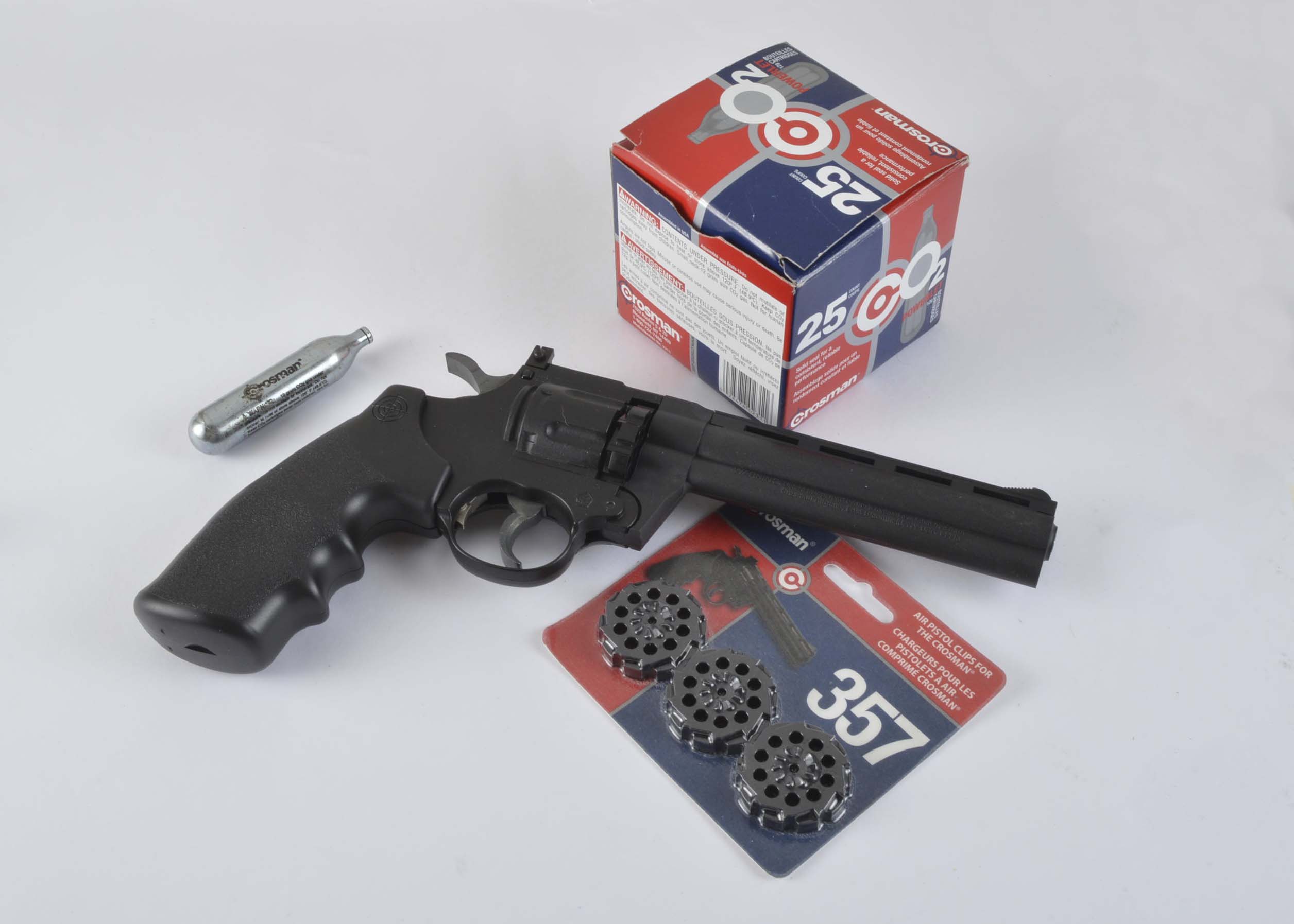 Crosman Model 357 .177 Caliber Pellet CO2 Revolver