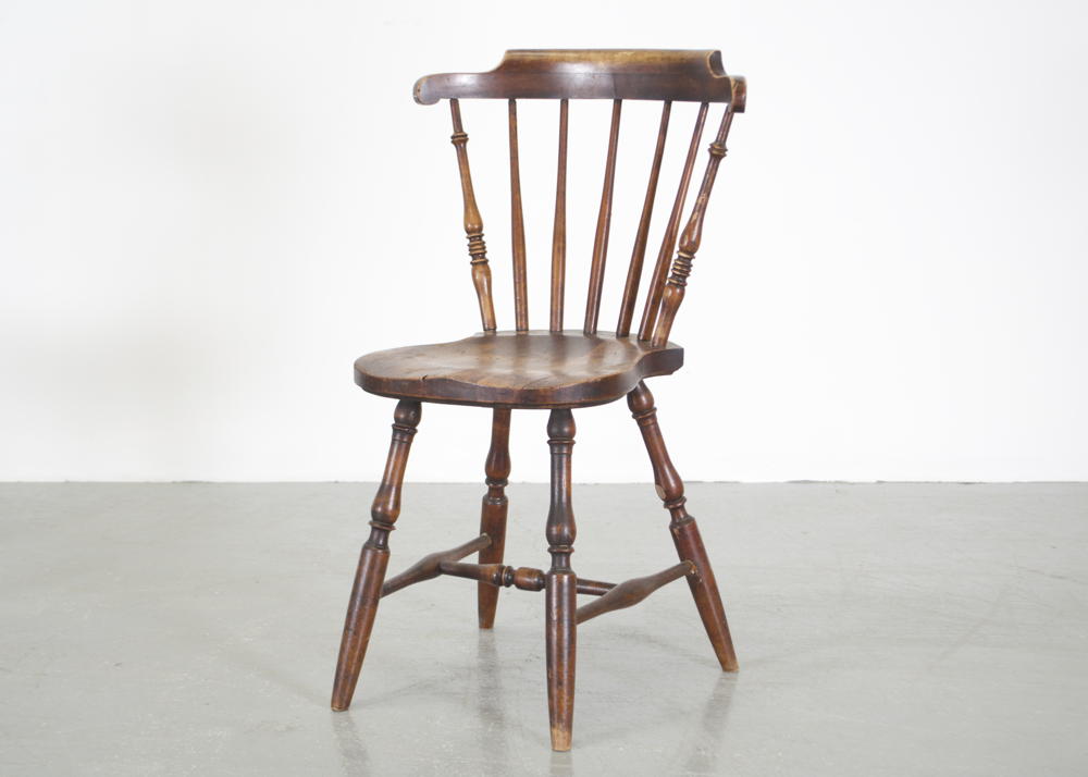English Wheelback Windsor Chair and American Windsor Chair