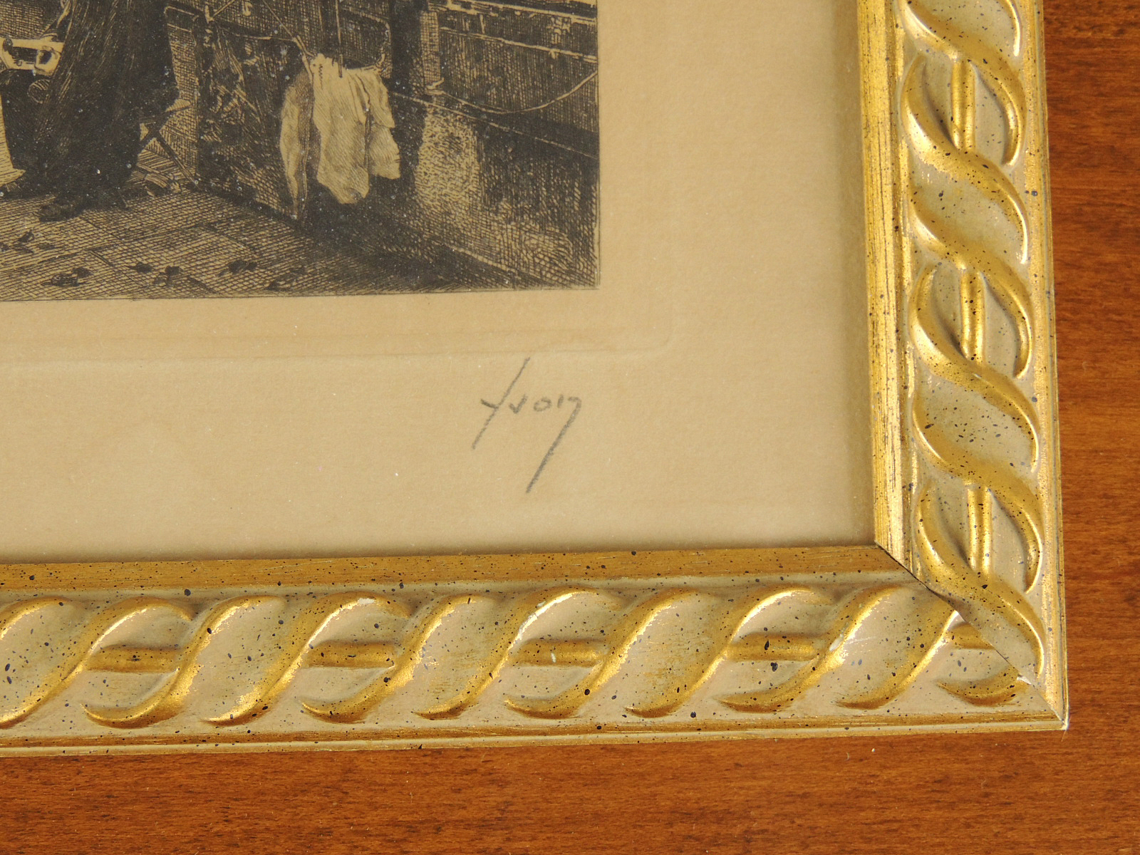 Pair of Framed Paris Etchings by Yvon