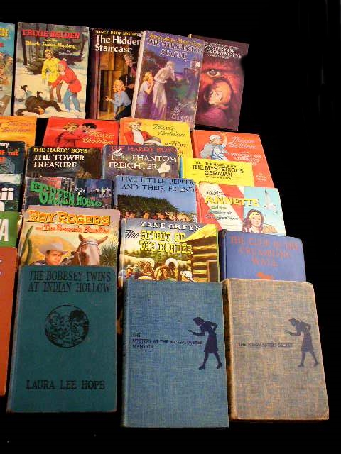 Library of Older Hardbound Books: Nancy Drew, Hardy Boys and More