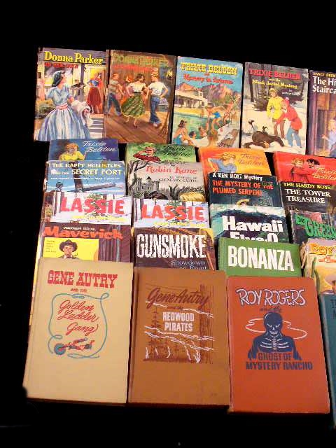 Library of Older Hardbound Books: Nancy Drew, Hardy Boys and More