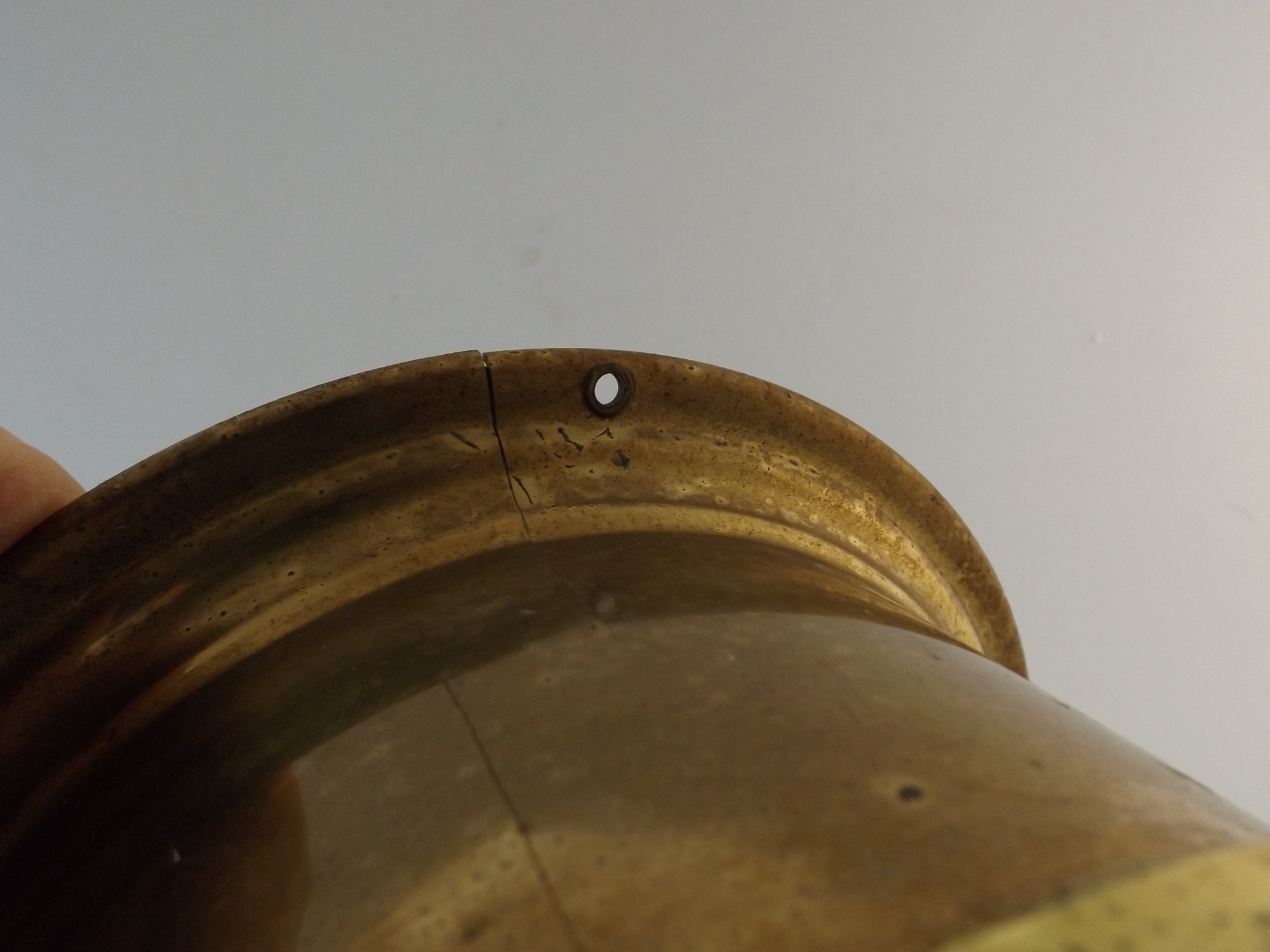 German Barometer with Brass Case