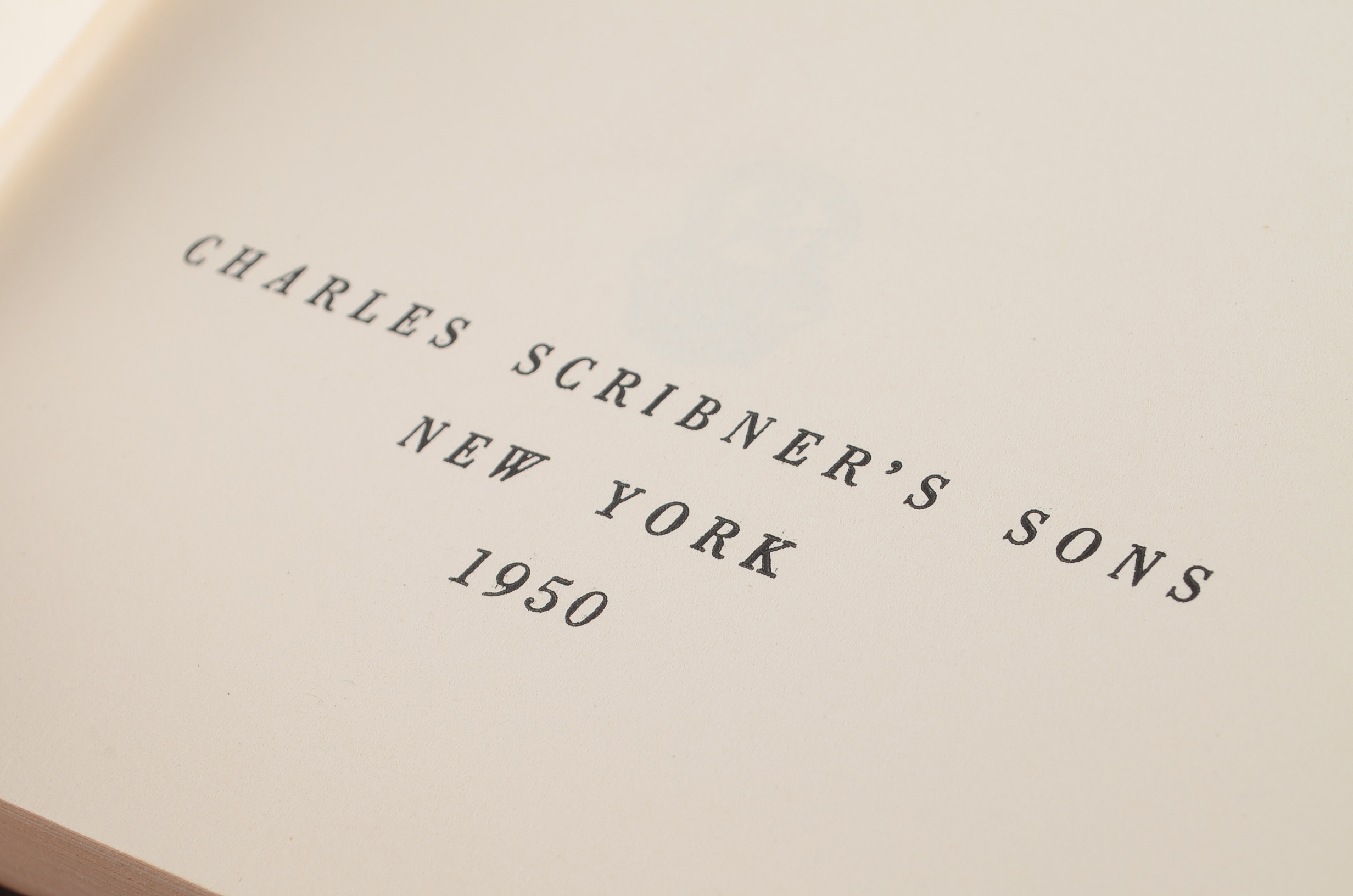 First Edition Ernest Hemingway Novel 