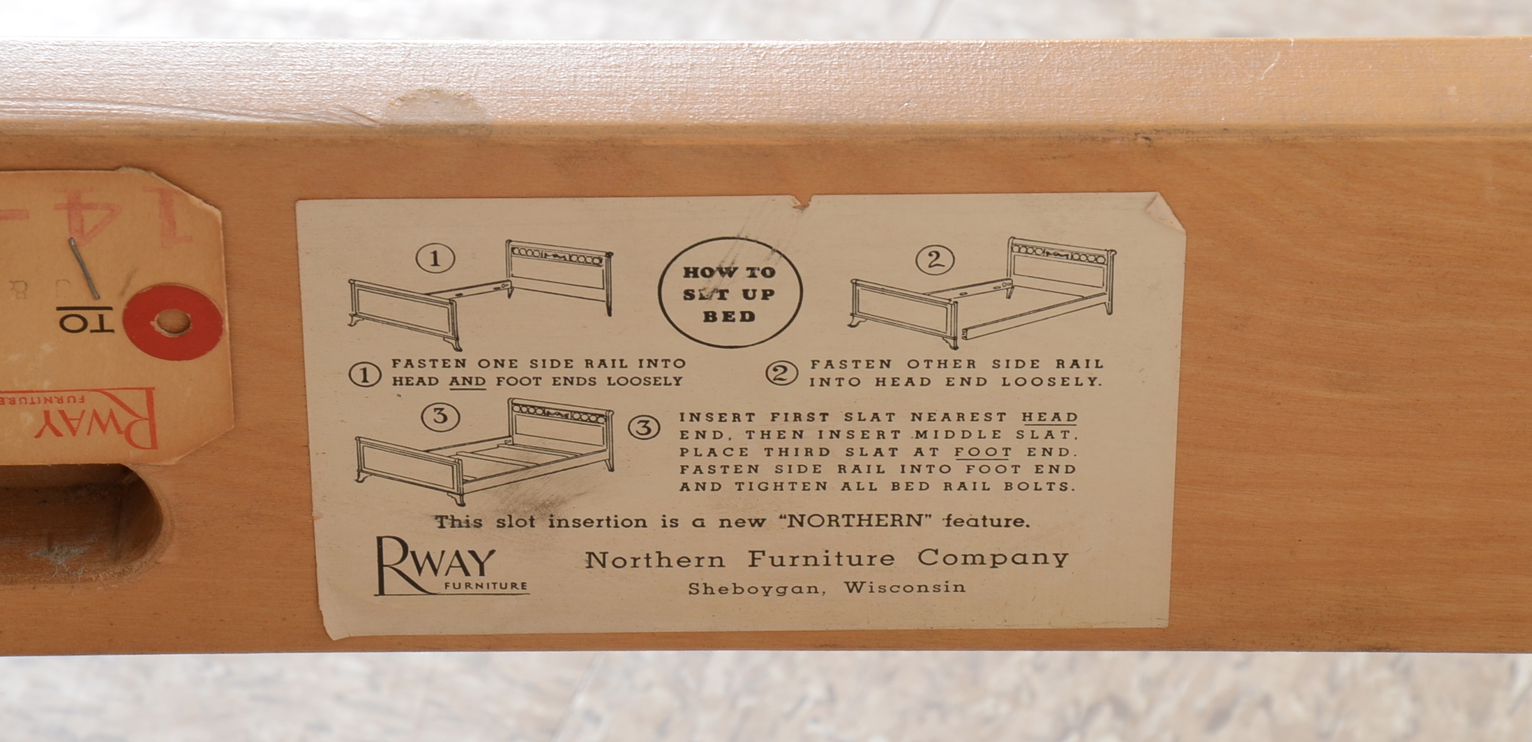 Rway Mid Century Modern Bed Frame