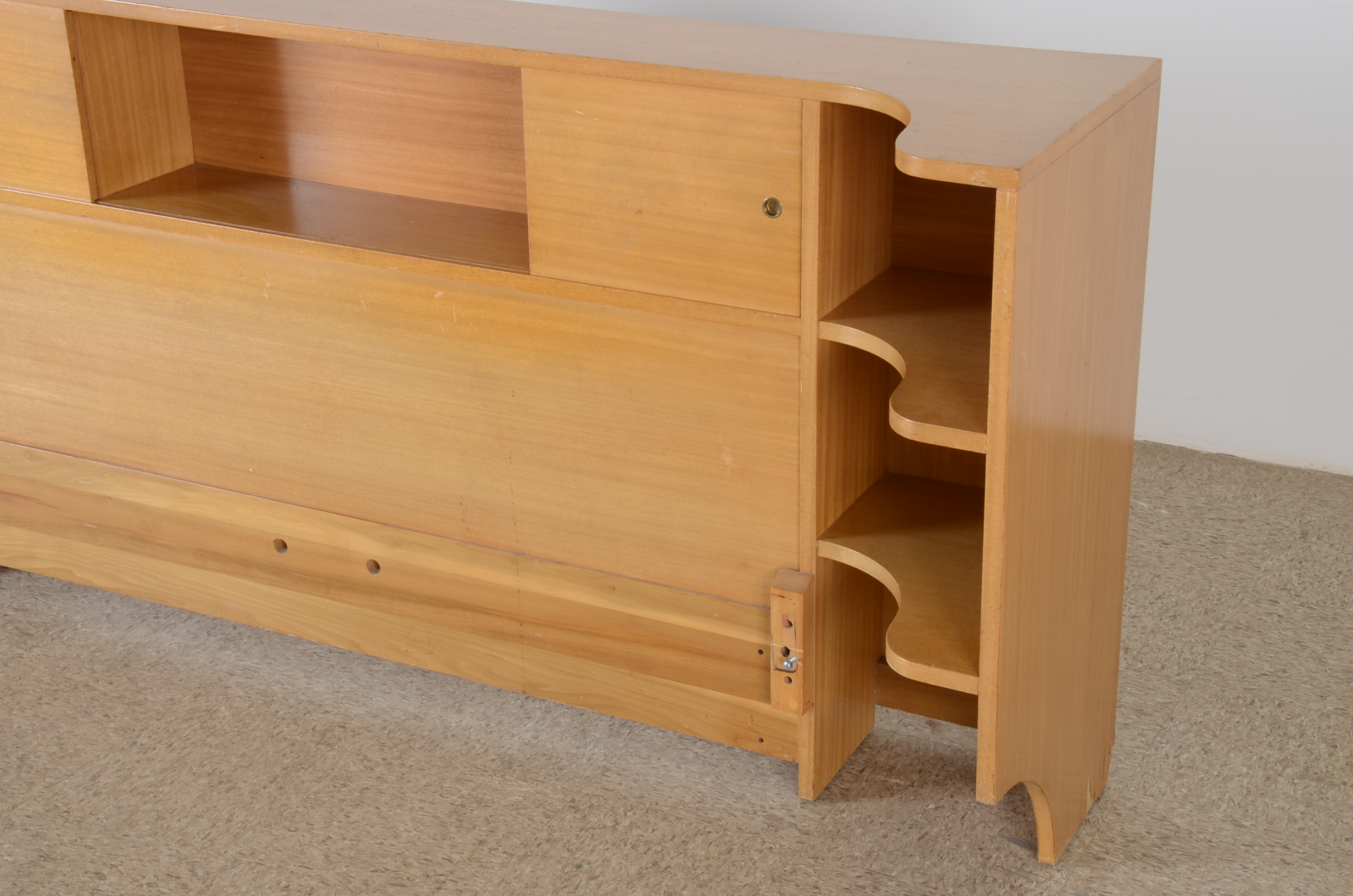 Mid Century Modern Bookcase Headboard