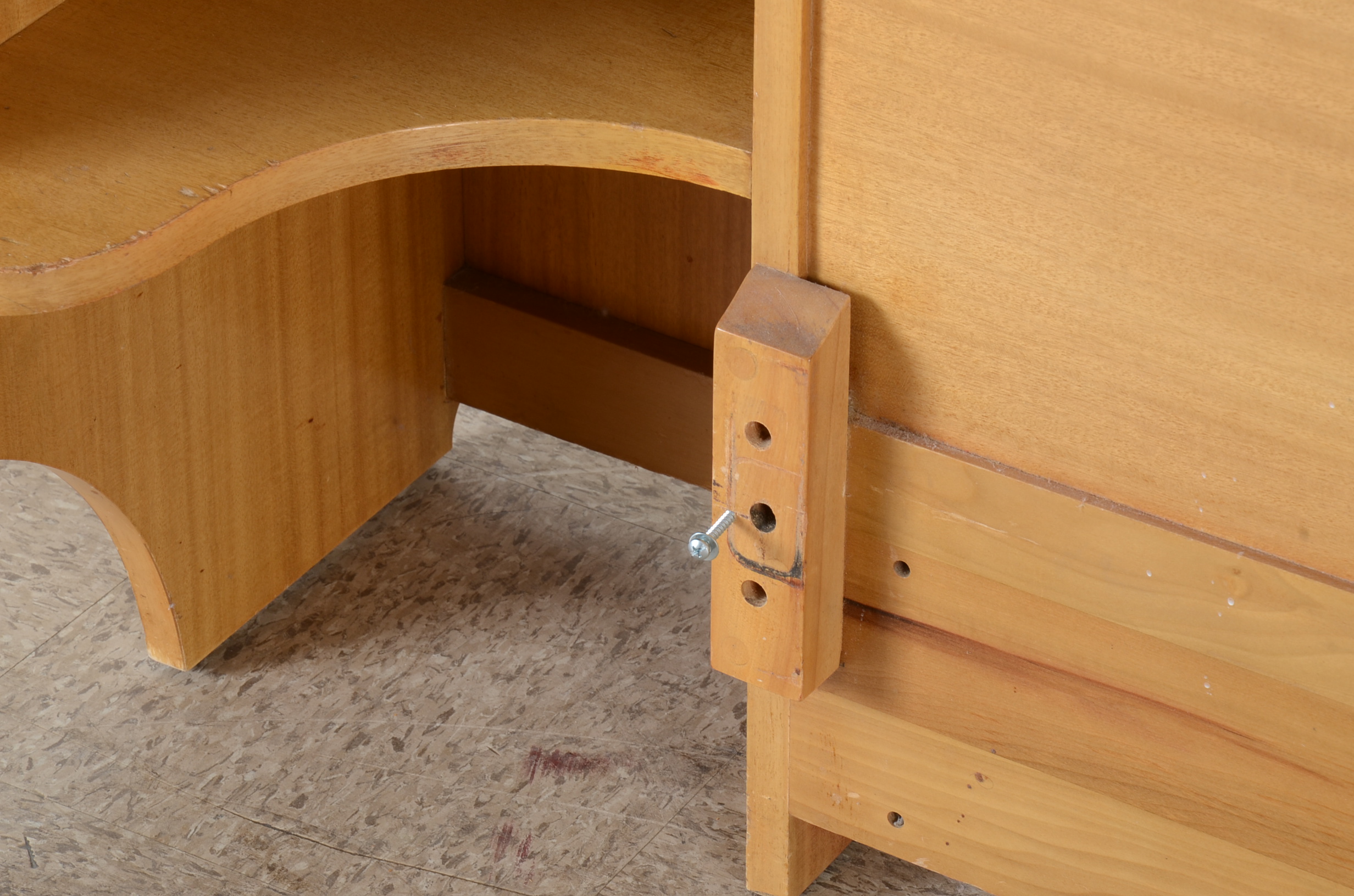 Mid Century Modern Bookcase Headboard