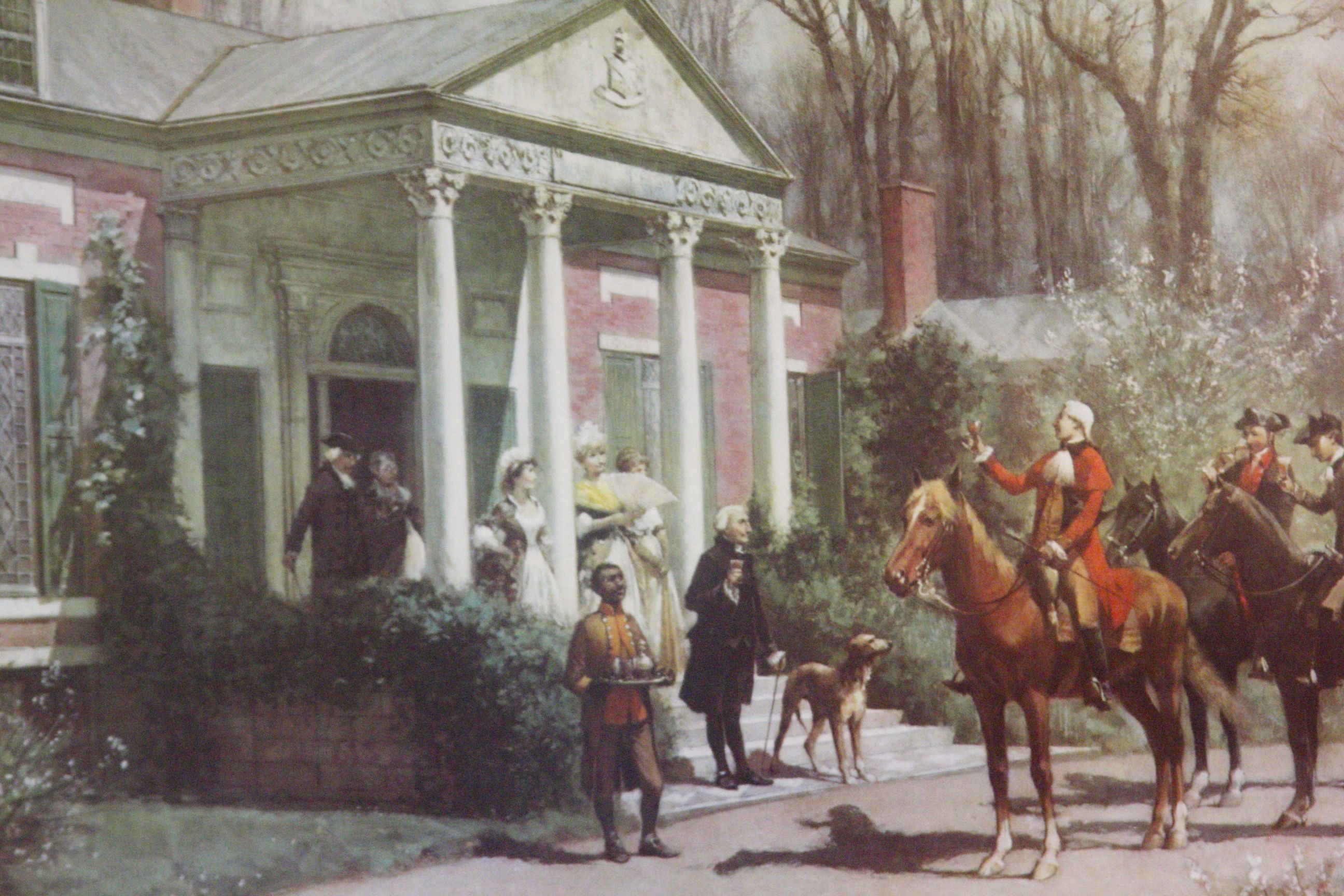 Framed Print of "Departing Guest"