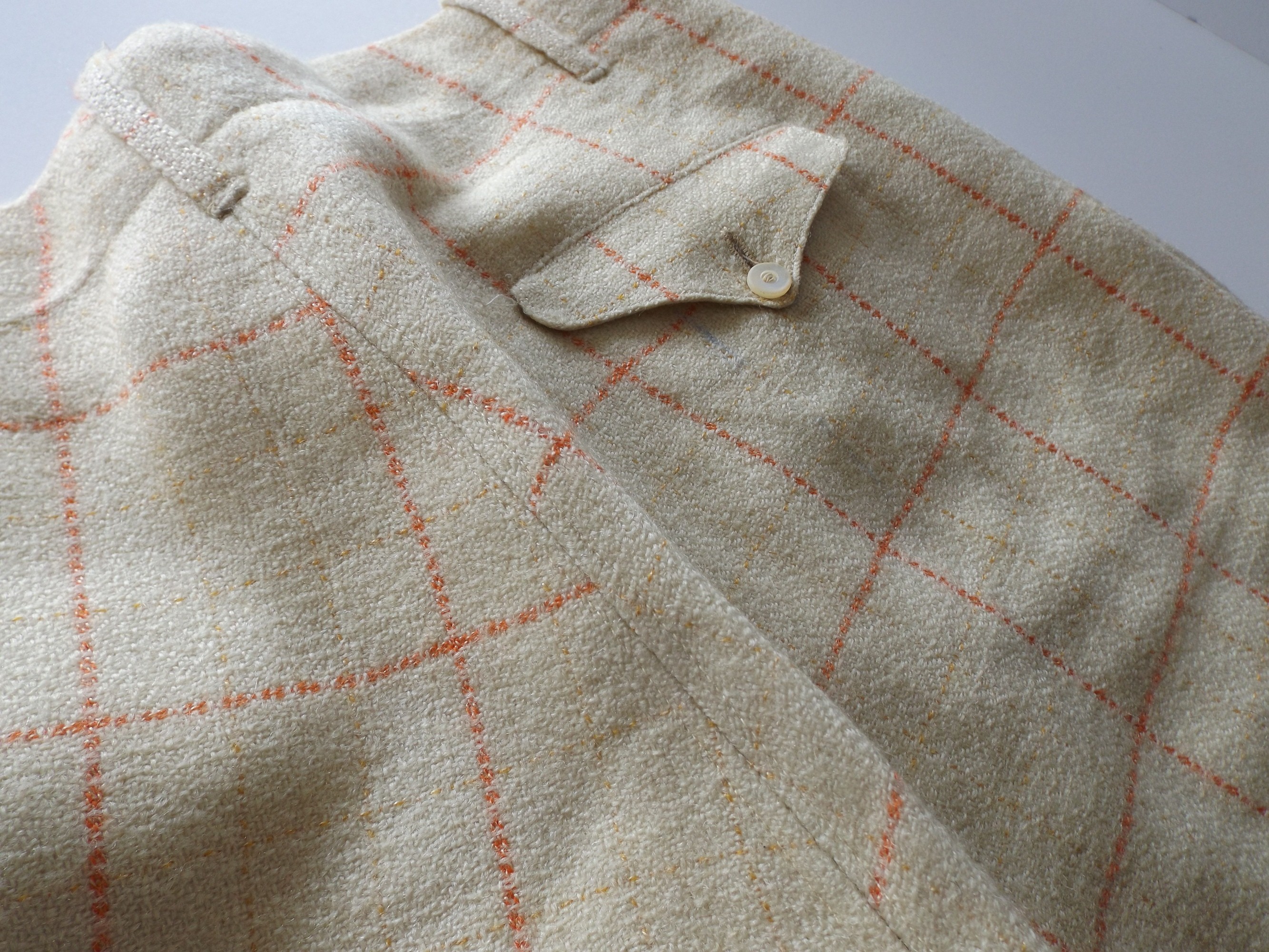 1930's-40's Wool Tattersall Golf Knickers