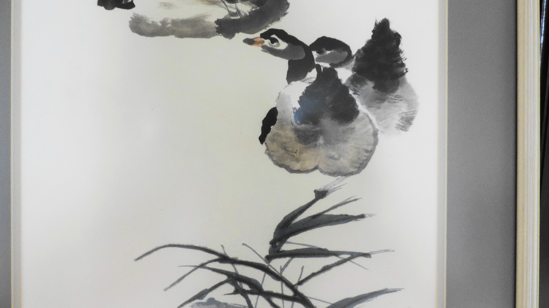 Chinese Scroll Framed Artwork