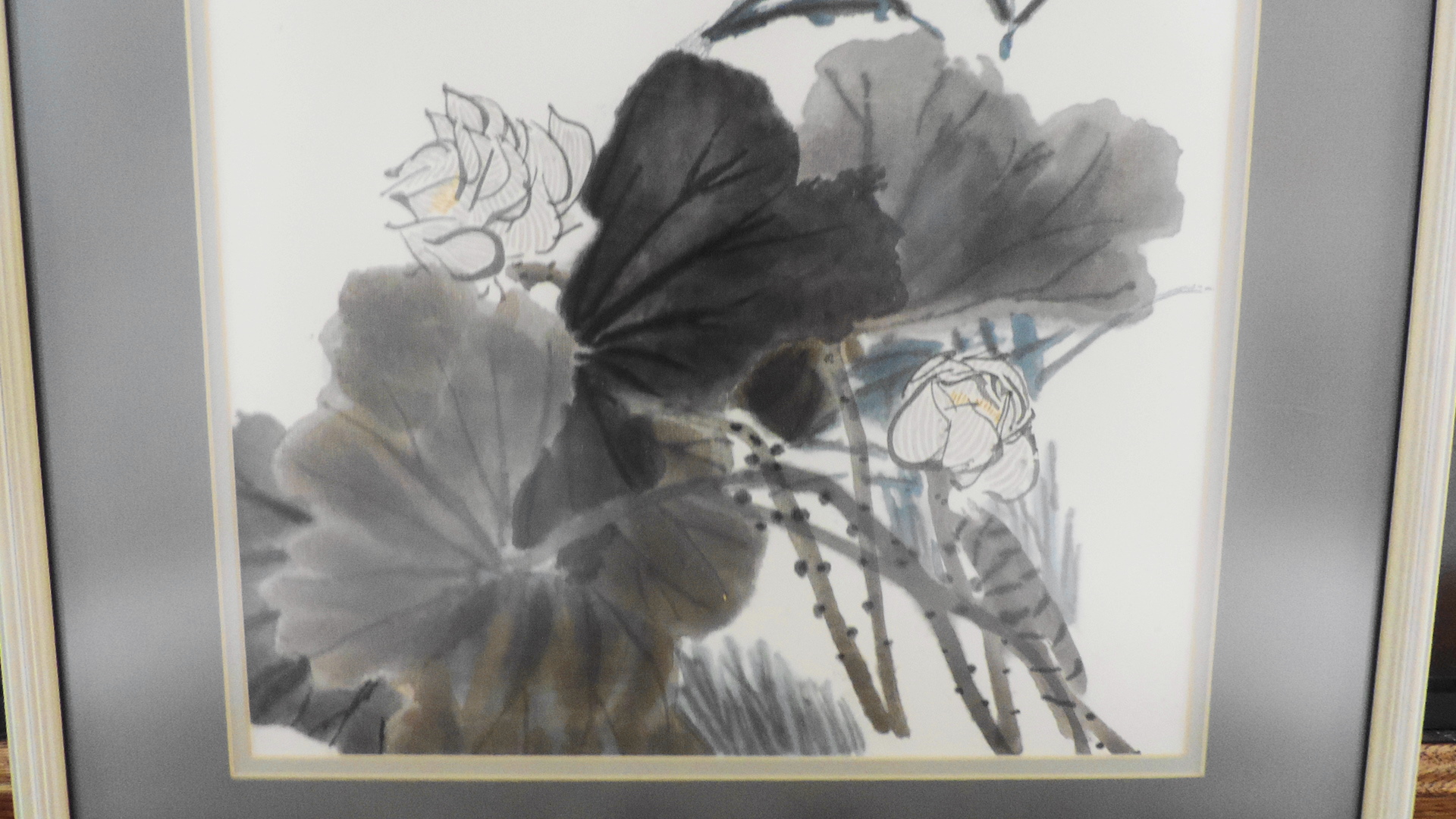 Chinese Scroll Framed Artwork