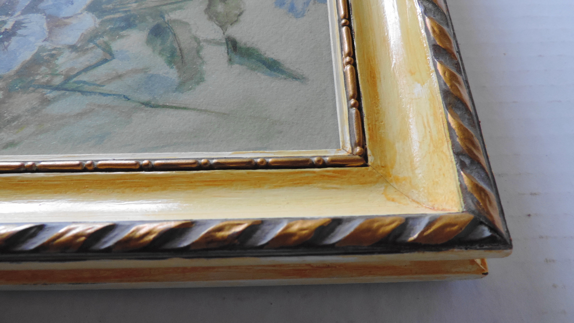 Original Watercolor of Pansies