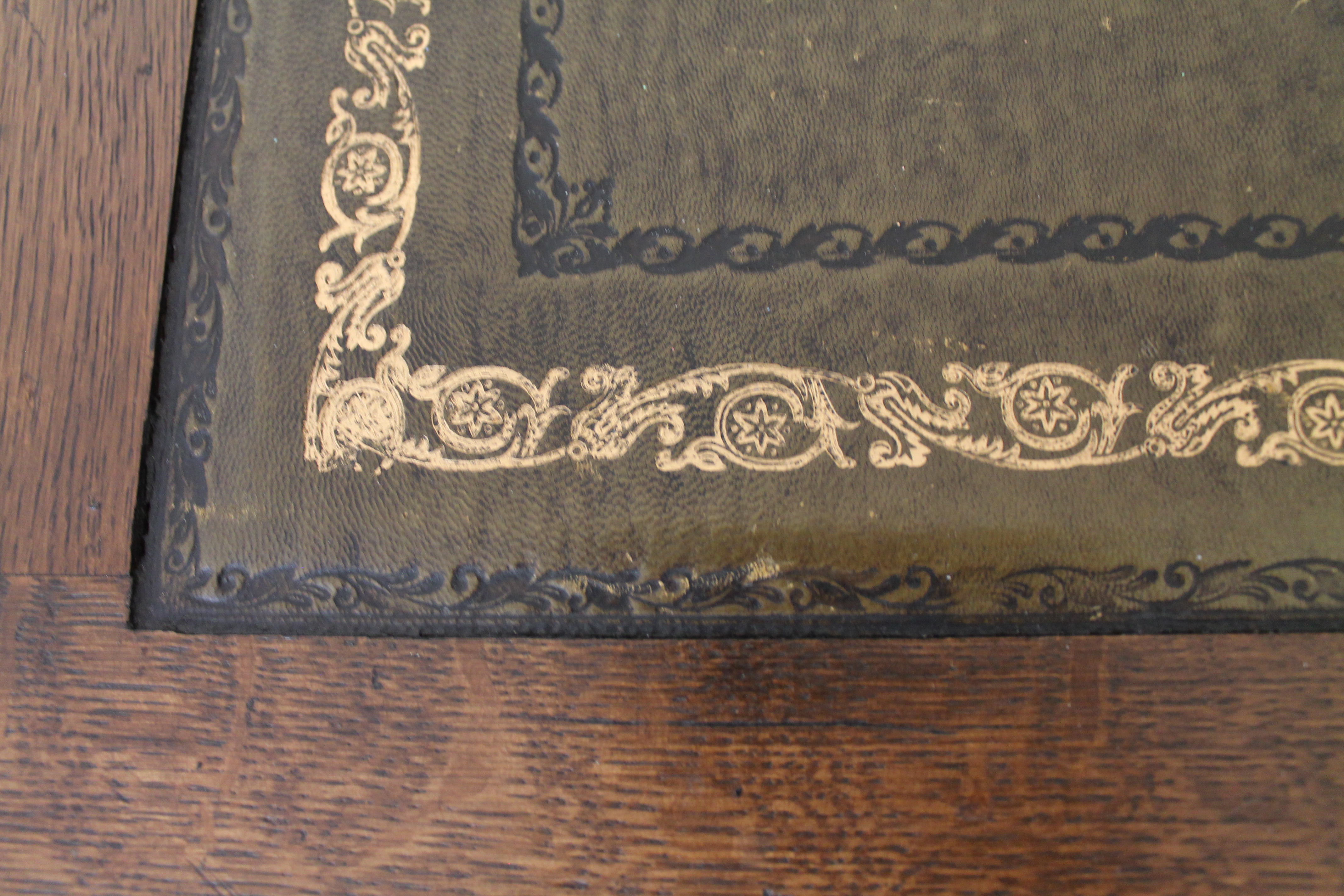 Ethan Allen English Made Oak Secretary Desk