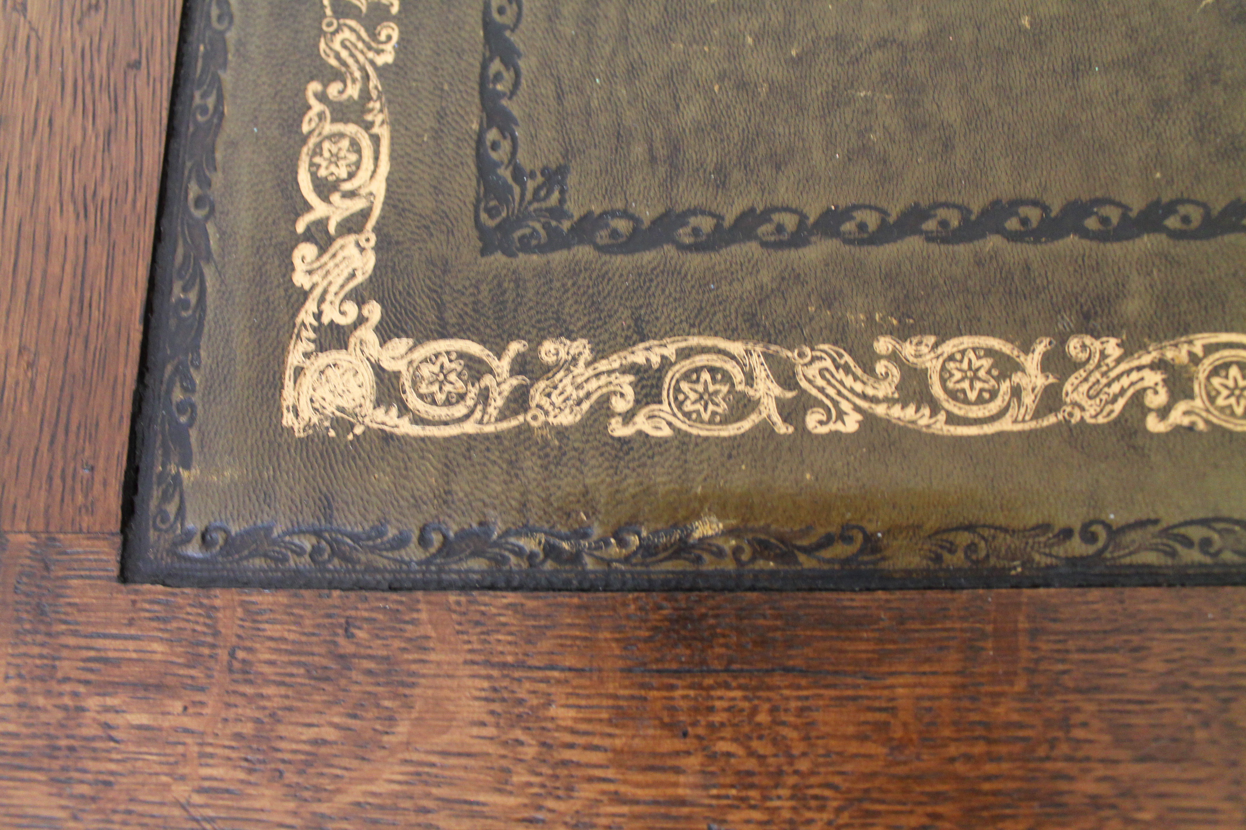 Ethan Allen English Made Oak Secretary Desk