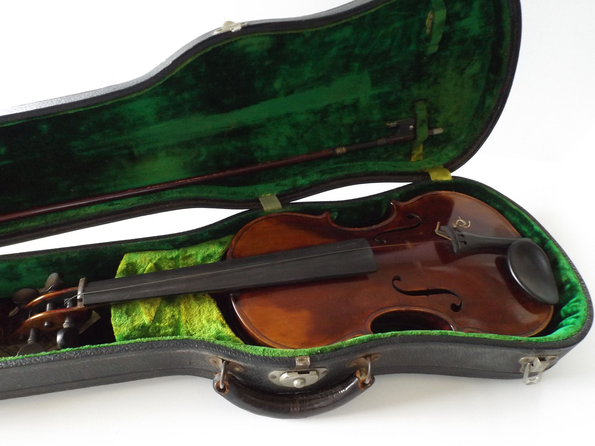 Vintage Carlisle Violin with Case and Bow
