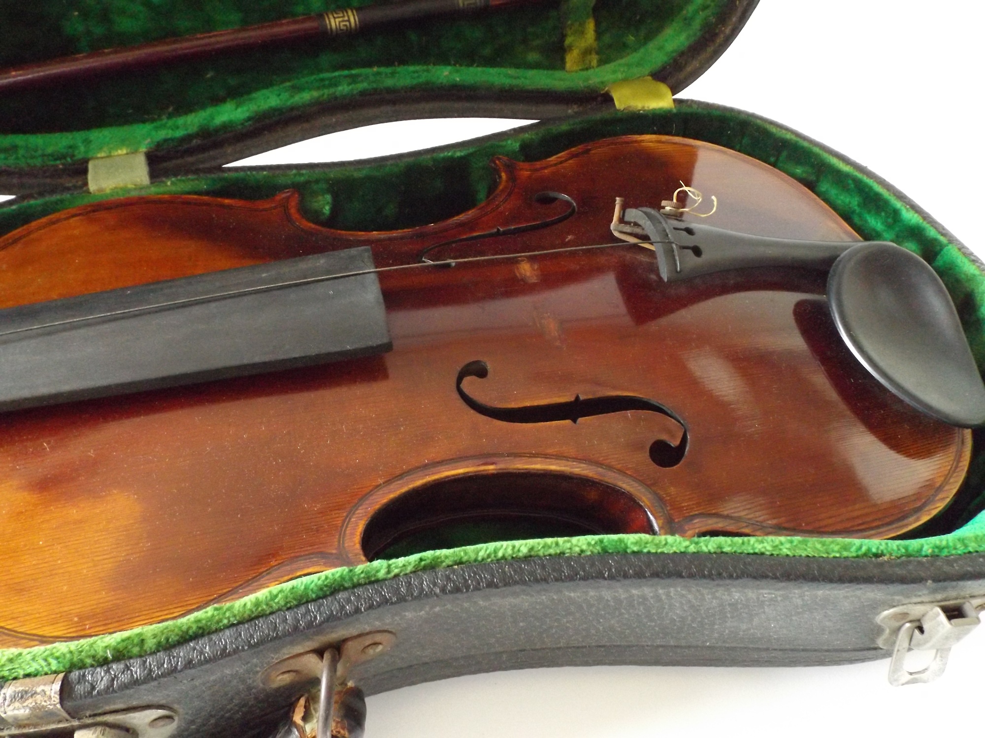Vintage Carlisle Violin with Case and Bow