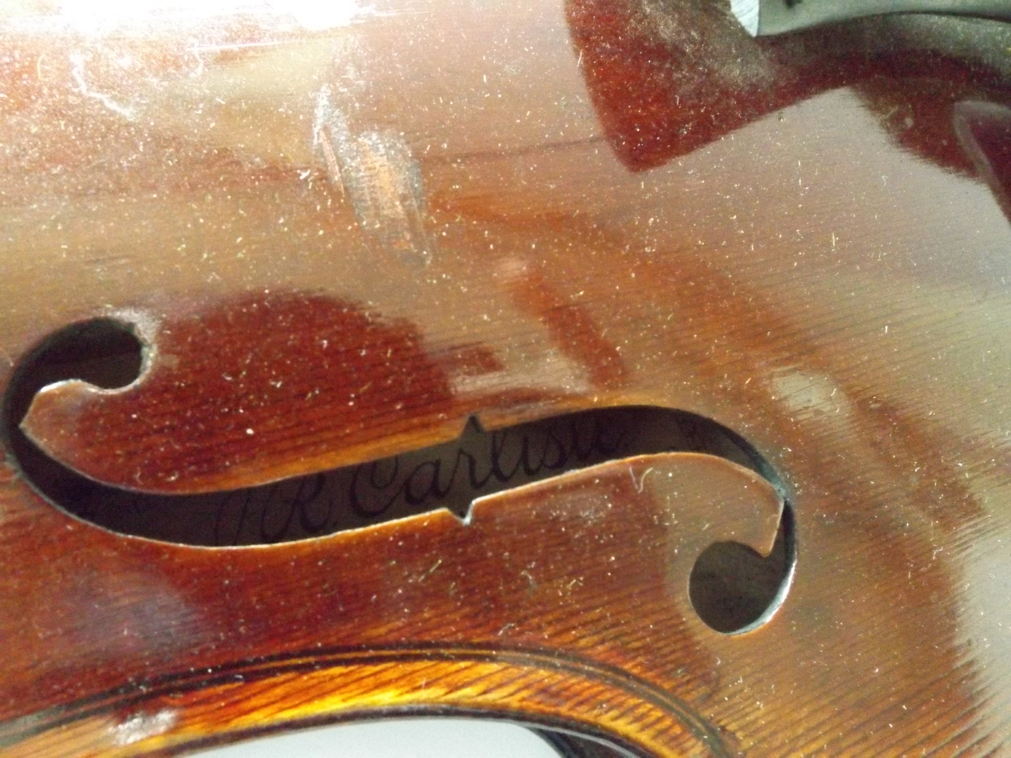 Vintage Carlisle Violin with Case and Bow