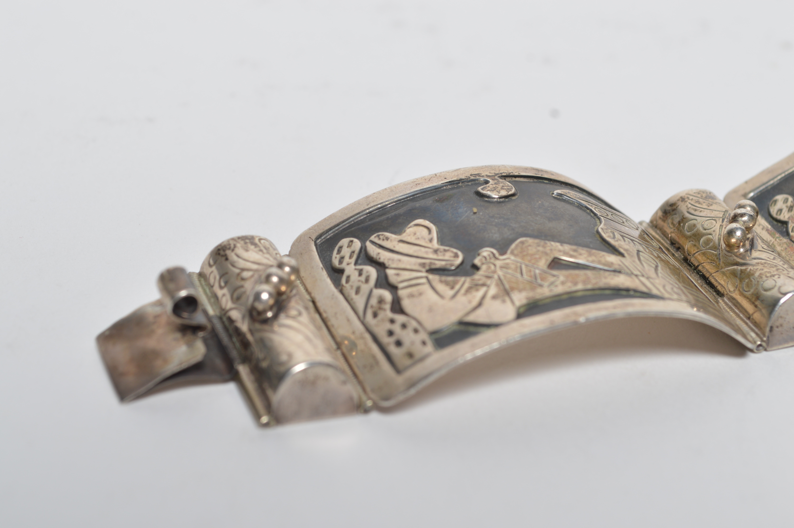 Vintage Sterling Bracelet by Diaz Santoyo 