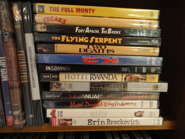 89 Sealed DVD Movies - Mostly Drama and Action