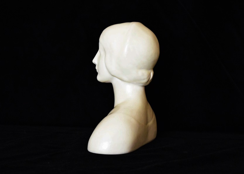 Rookwood Pottery Bust of A Woman in Ivory Matte Glaze