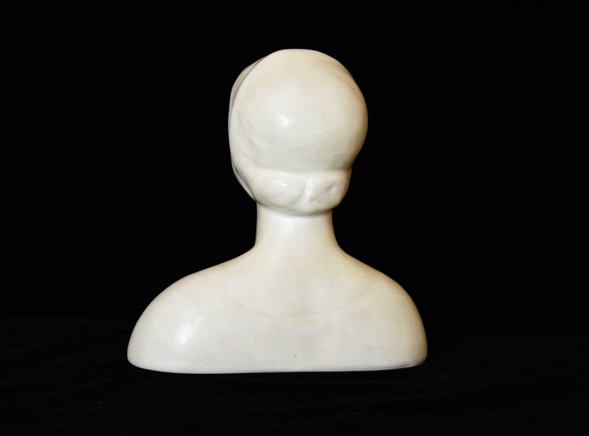 Rookwood Pottery Bust of A Woman in Ivory Matte Glaze