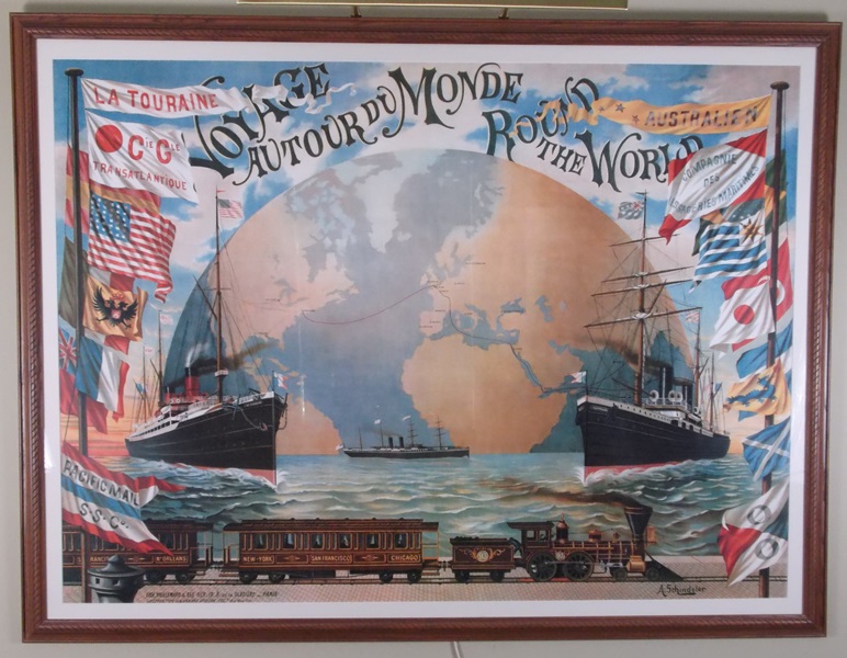 A. Schindeler Vintage Voyage Travel Poster