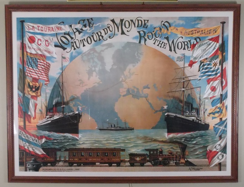 A. Schindeler Vintage Voyage Travel Poster