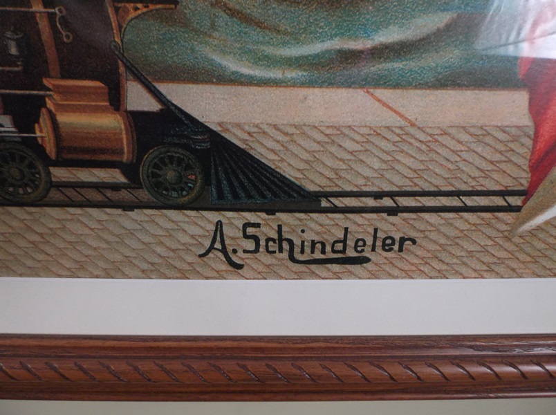 A. Schindeler Vintage Voyage Travel Poster