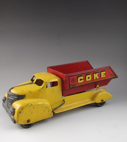 1940s Marx Toys Metal Coke Dump Truck
