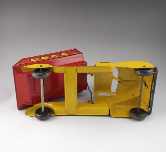 1940s Marx Toys Metal Coke Dump Truck