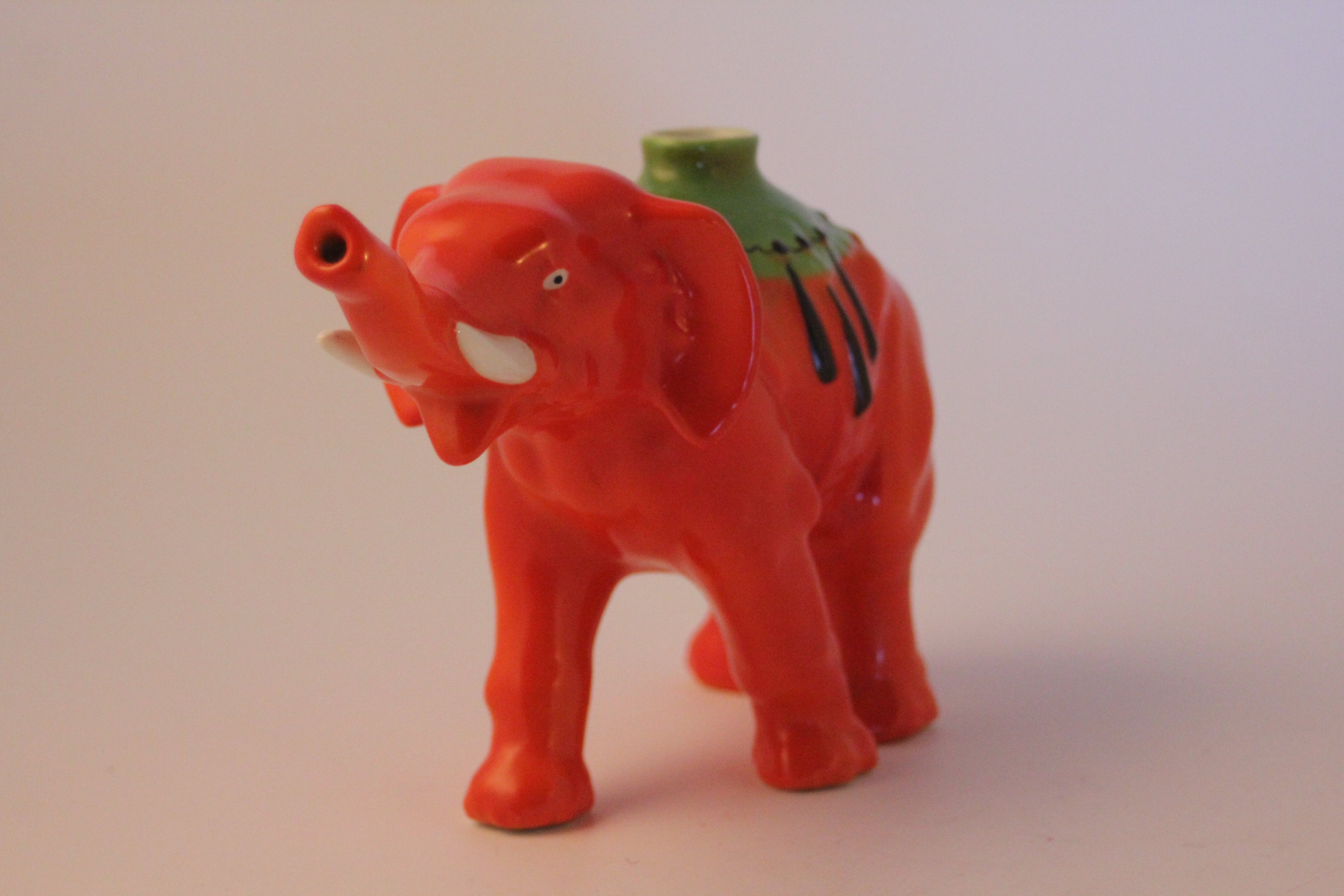 Rare Art Deco Bavaria Pottery Elephant 