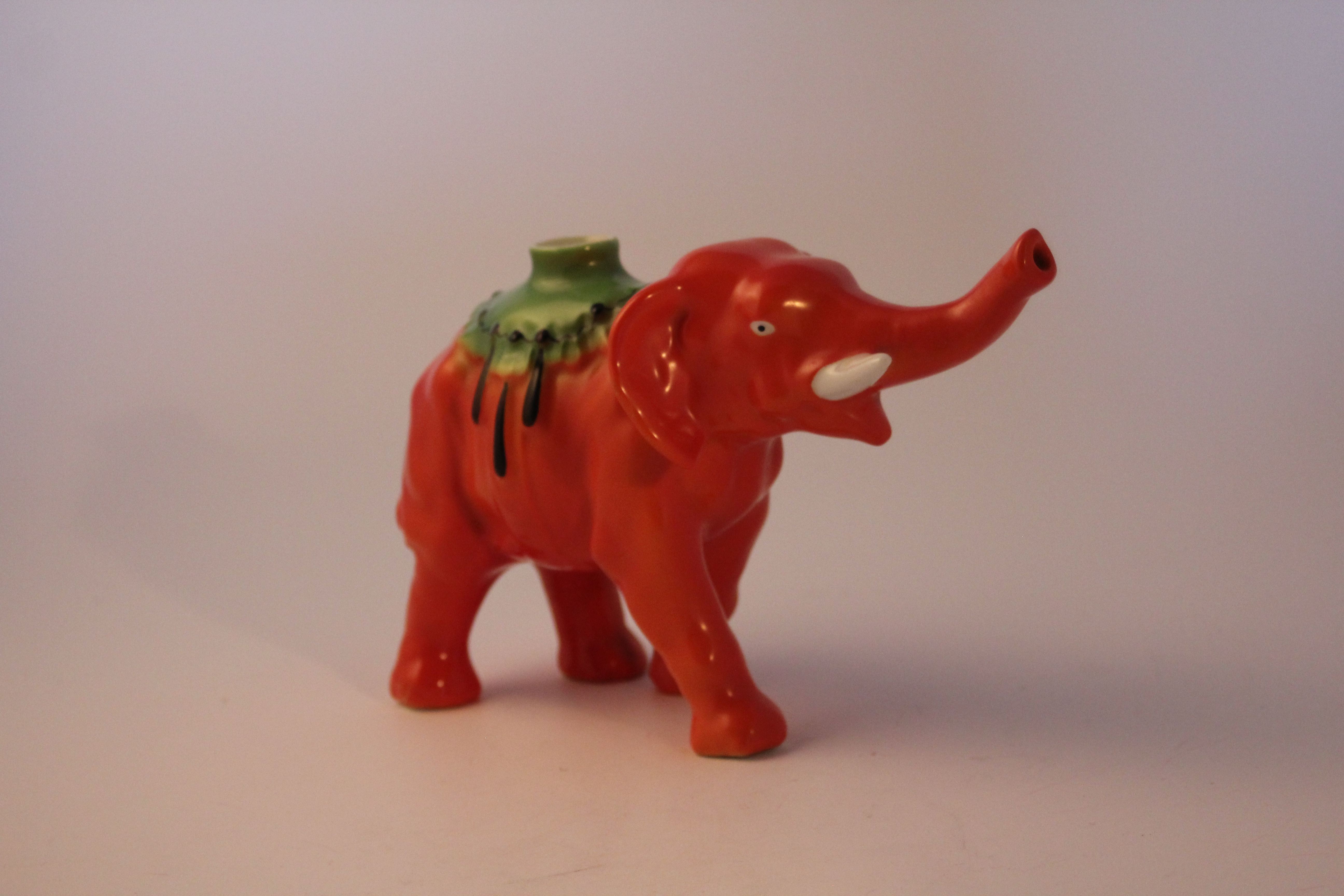 Rare Art Deco Bavaria Pottery Elephant 