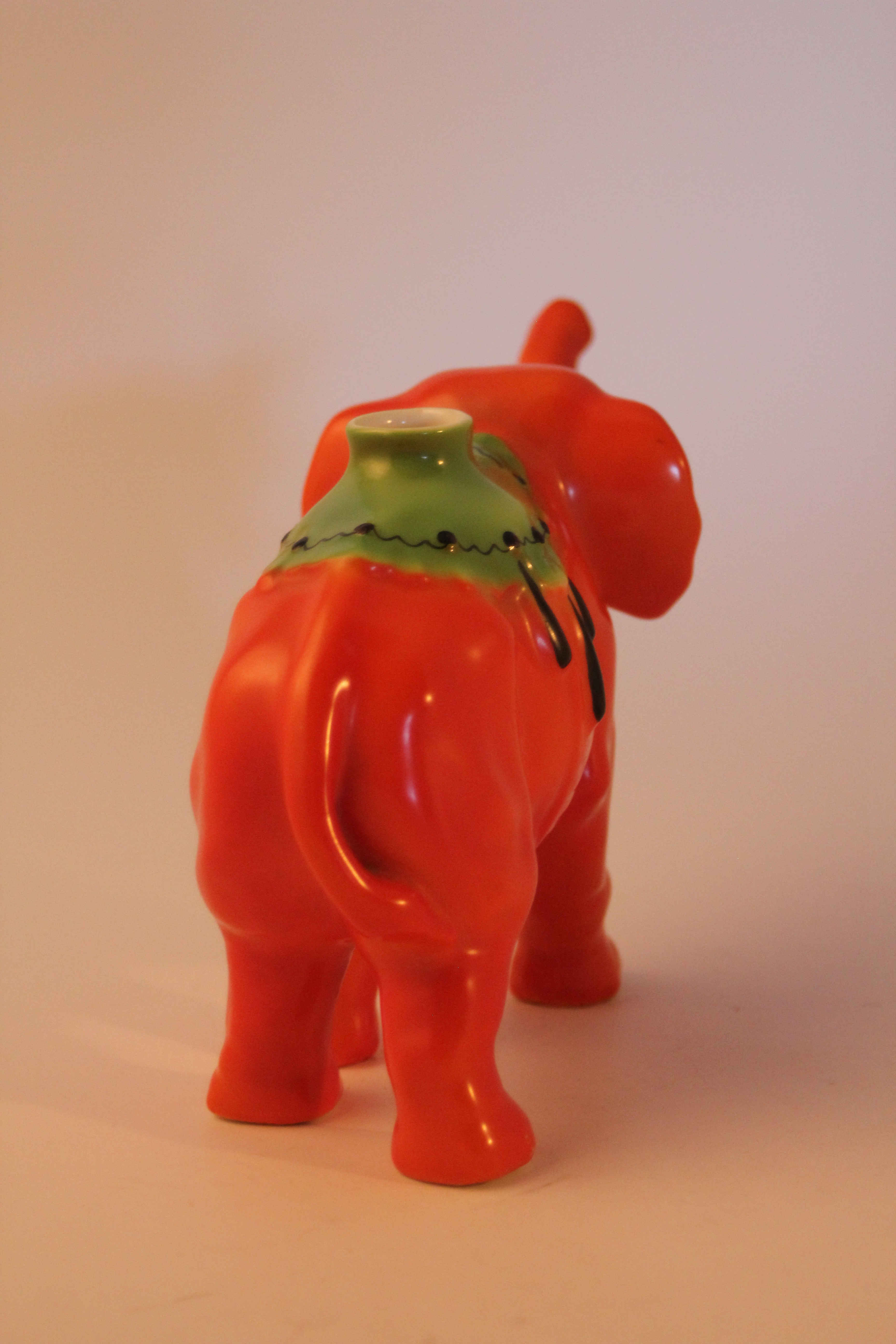 Rare Art Deco Bavaria Pottery Elephant 