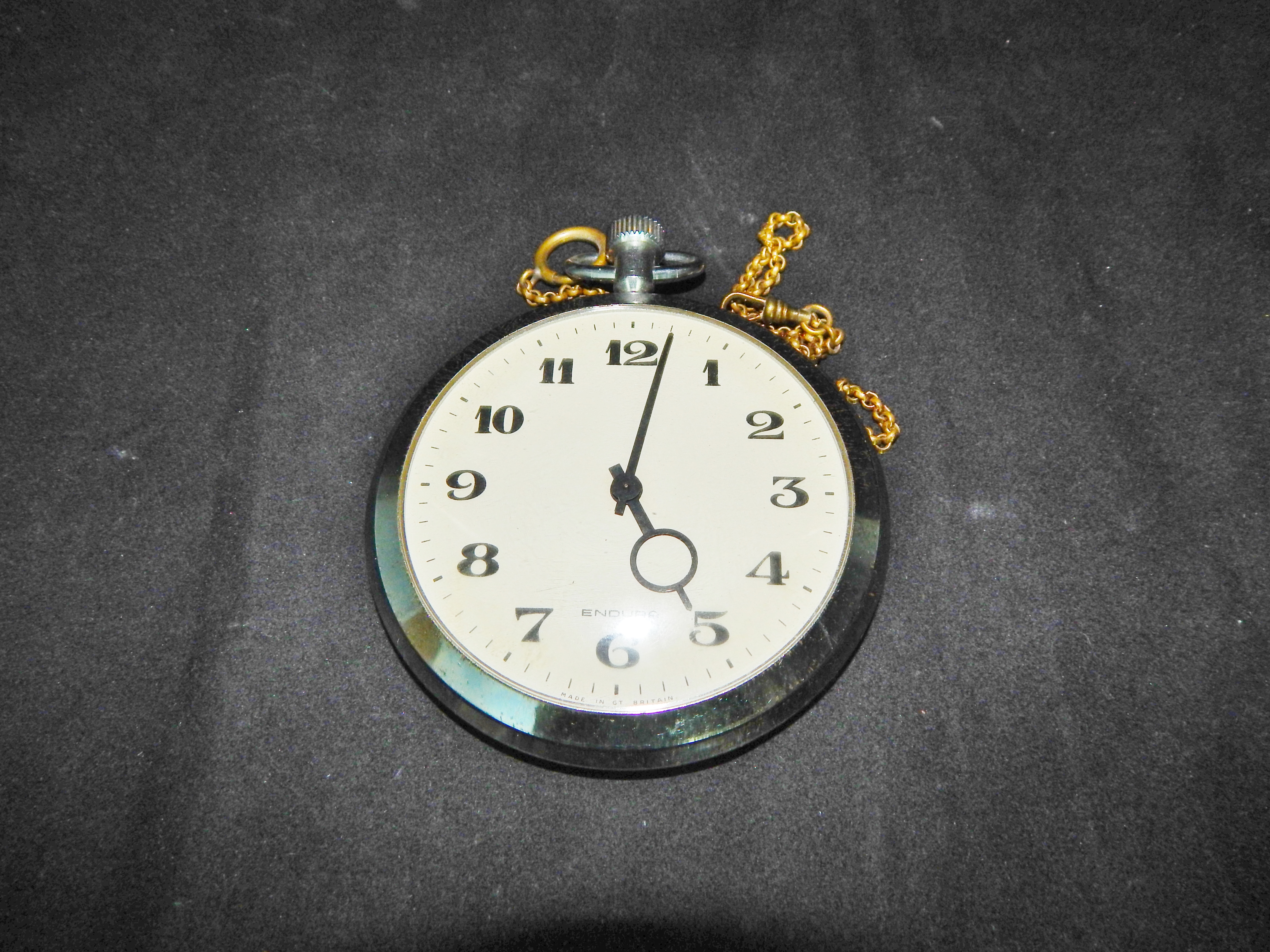Large Vintage Endura Pocket Watch