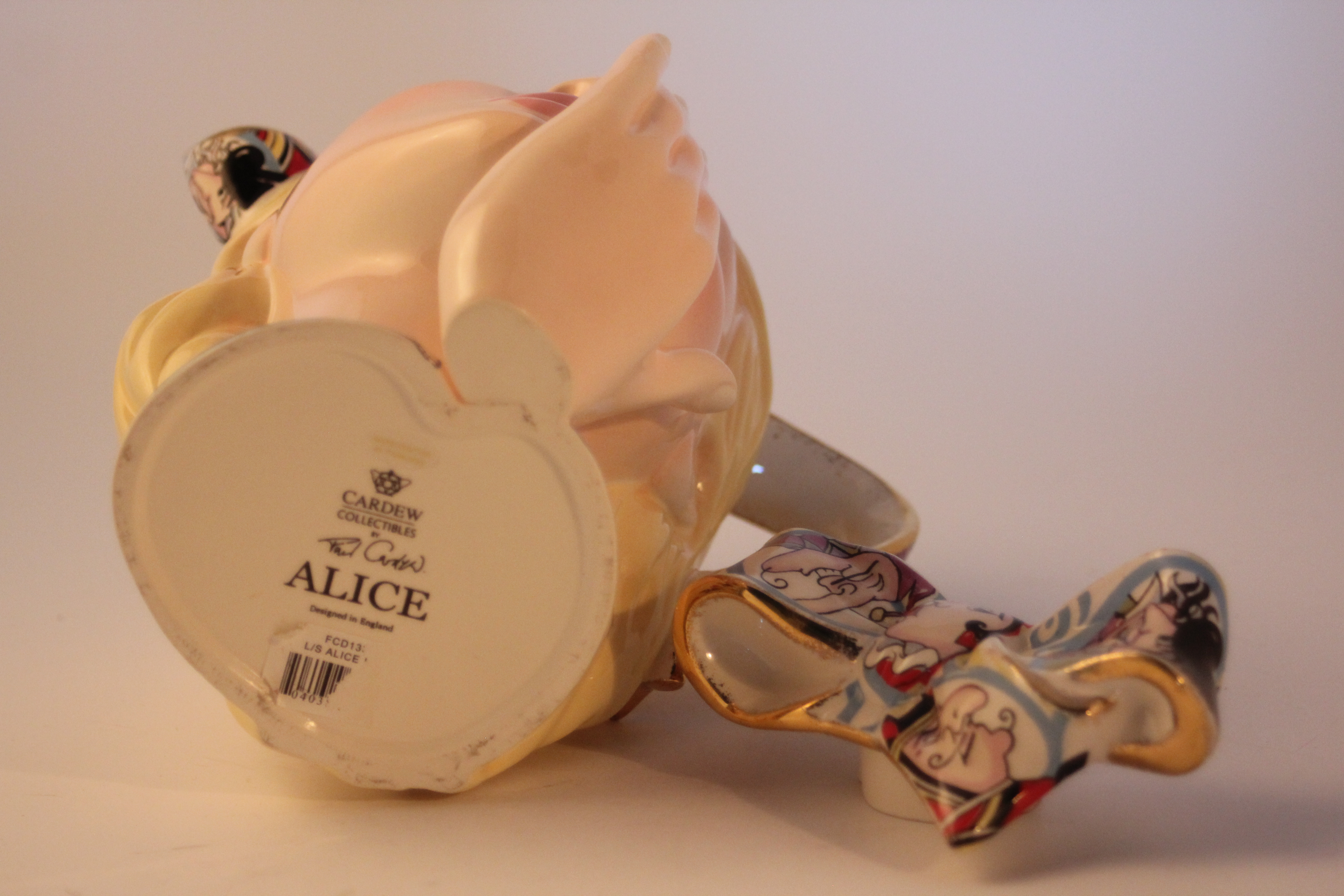 Vintage Cardew Collectibles Alice Teapot 