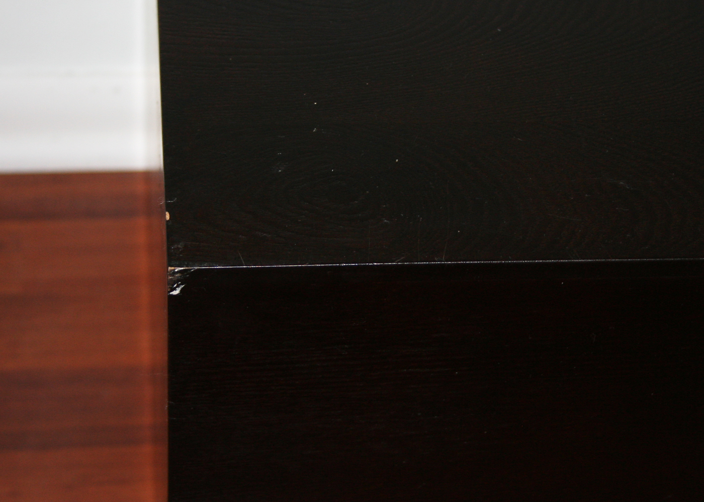 Modern Cubic End Table with Cut-Out