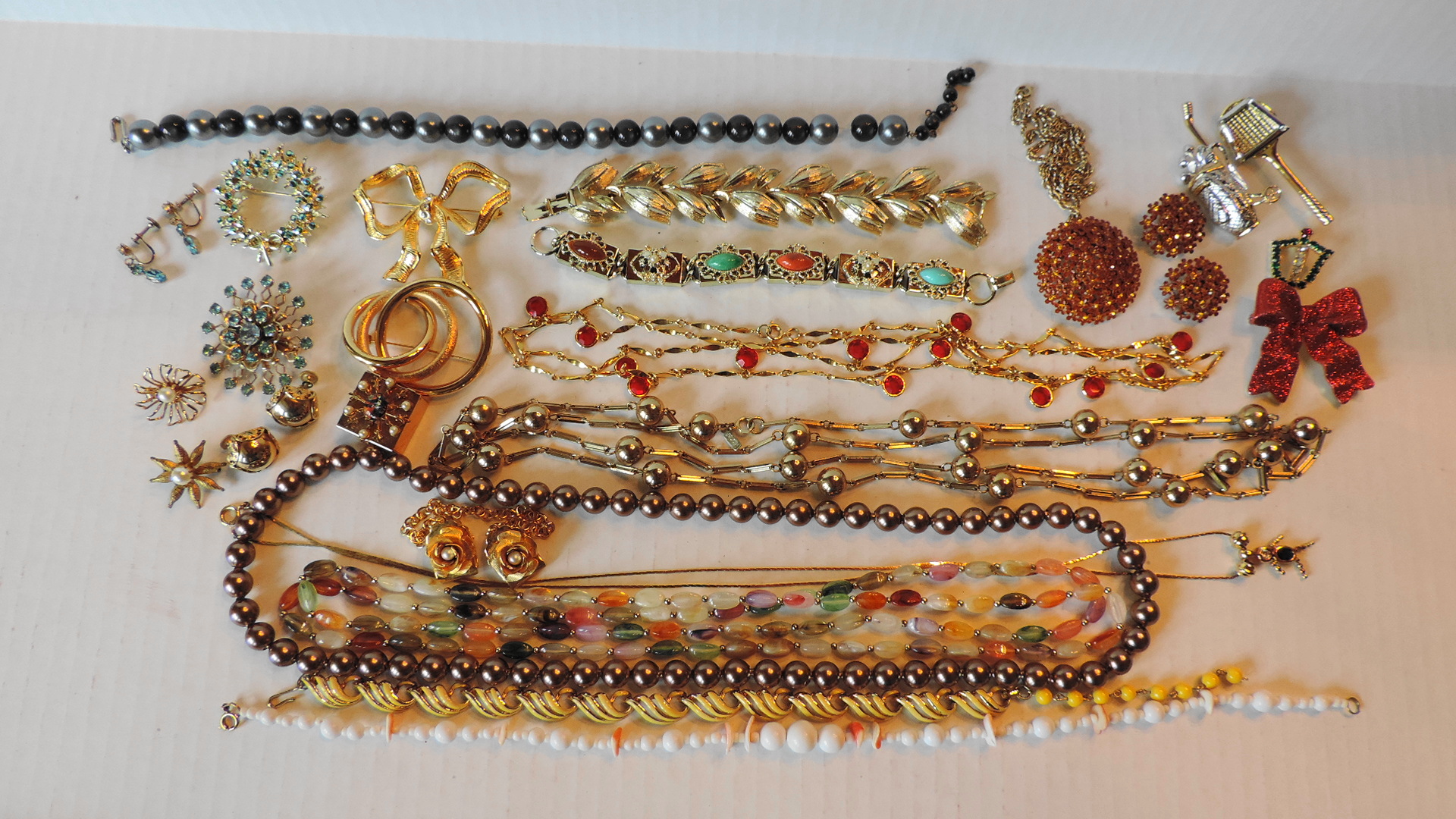 Collection of Vintage Costume Jewelry