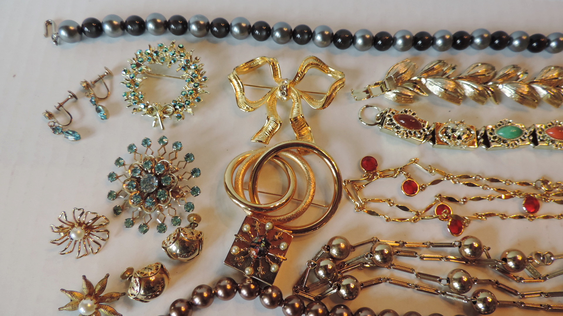 Collection of Vintage Costume Jewelry