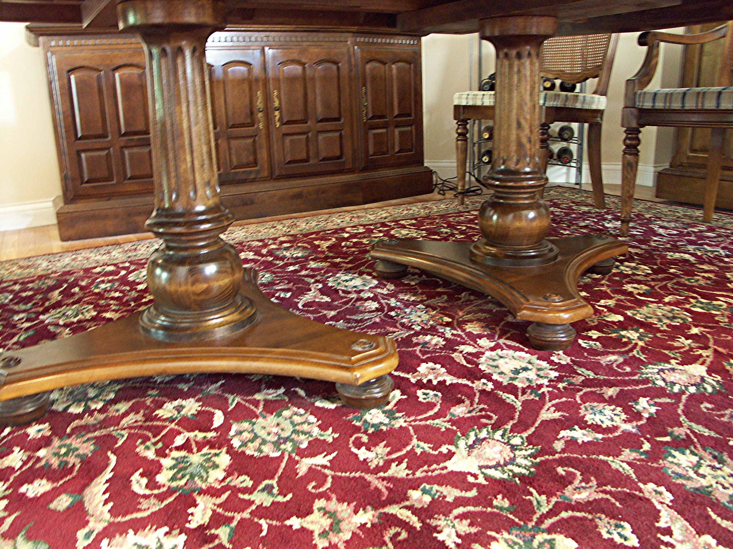 Ethan Allen Dining Table and Six Chairs