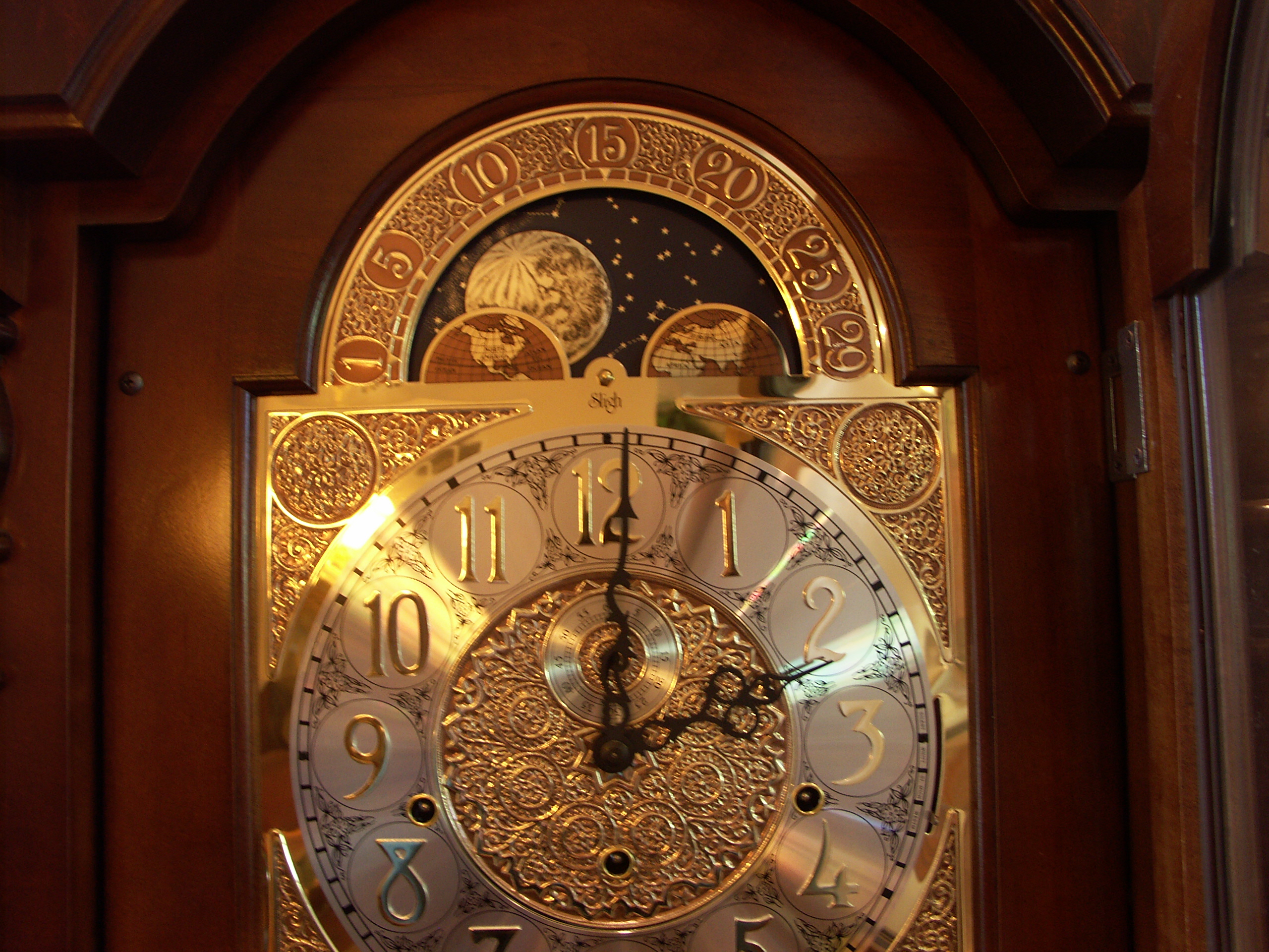 Cherry Sligh Grandfather Clock