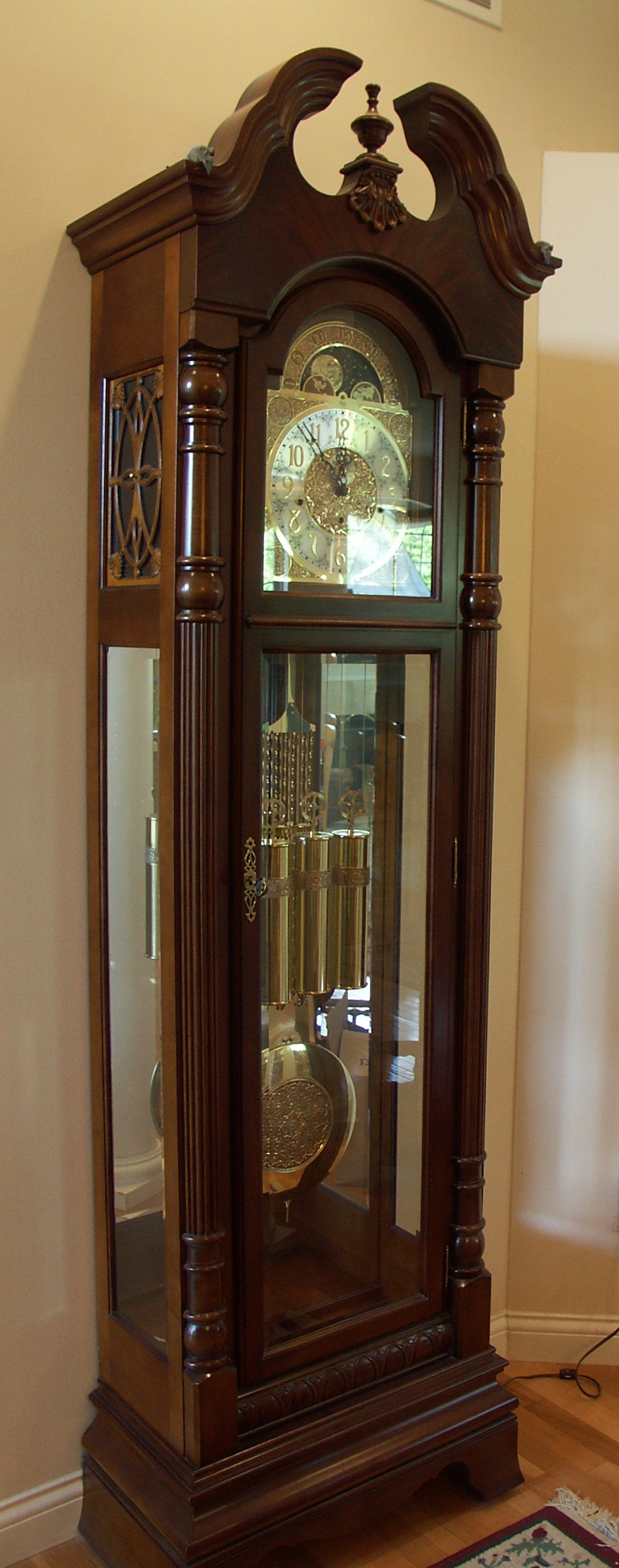 Cherry Sligh Grandfather Clock