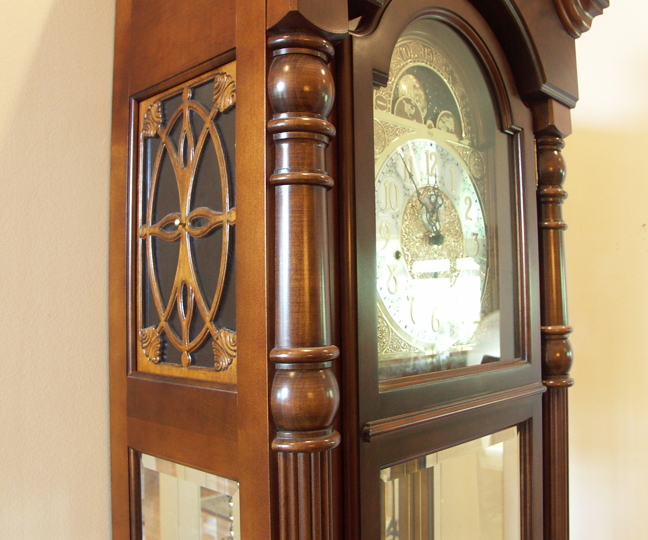 Cherry Sligh Grandfather Clock