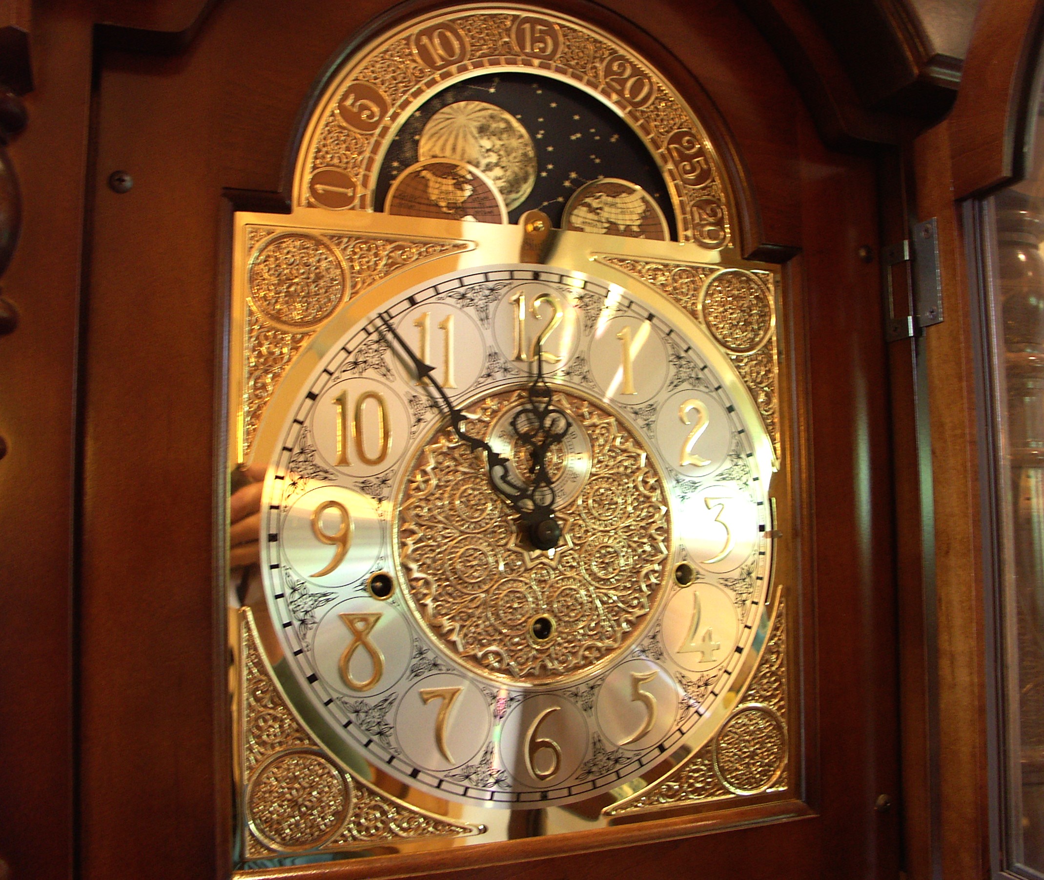 Cherry Sligh Grandfather Clock