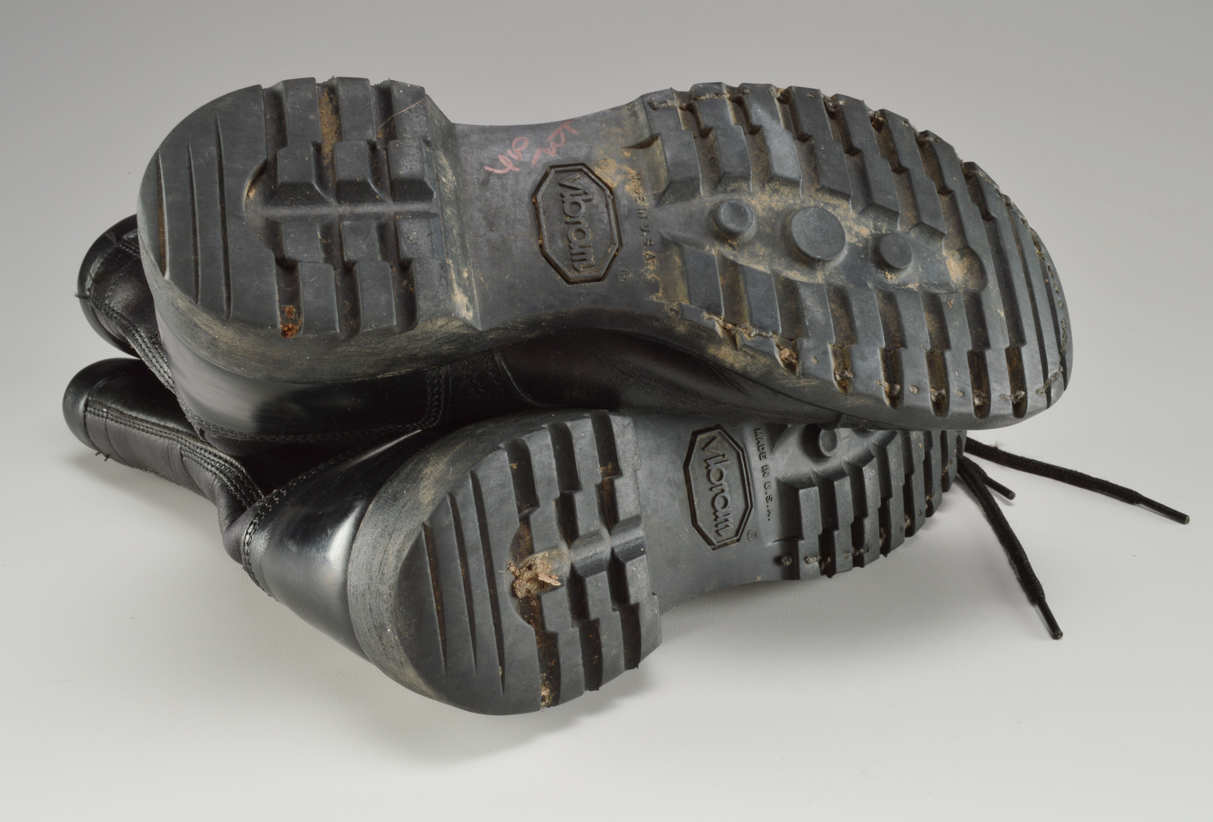 Vintage Corcoran Black Leather Jump Lace Up Tactile Boots