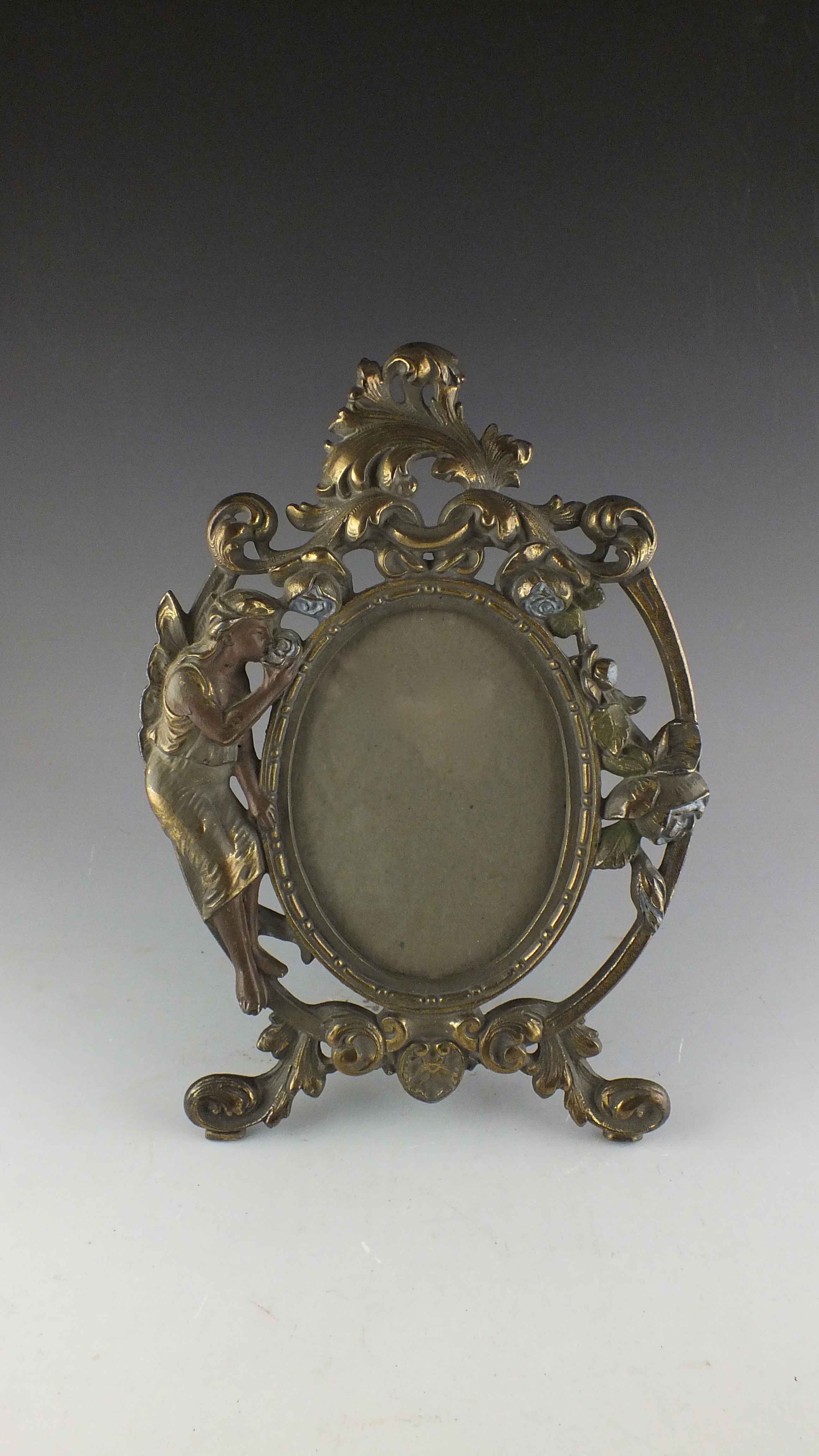 Older Cast Iron Picture Frame