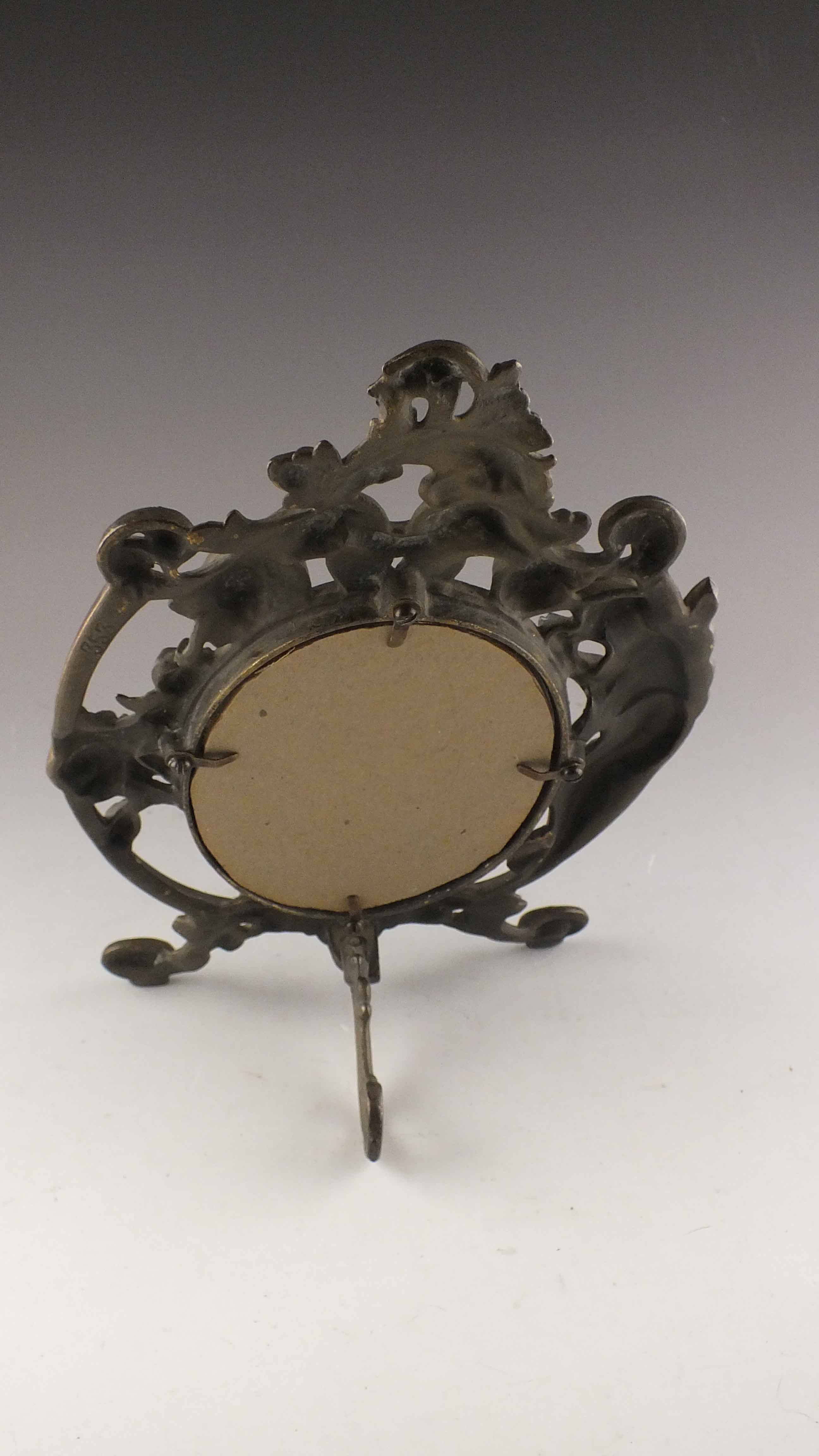 Older Cast Iron Picture Frame