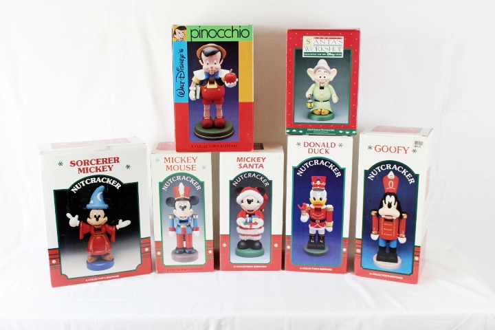 Disney Character Wooden Nutcracker Collection 1990s 