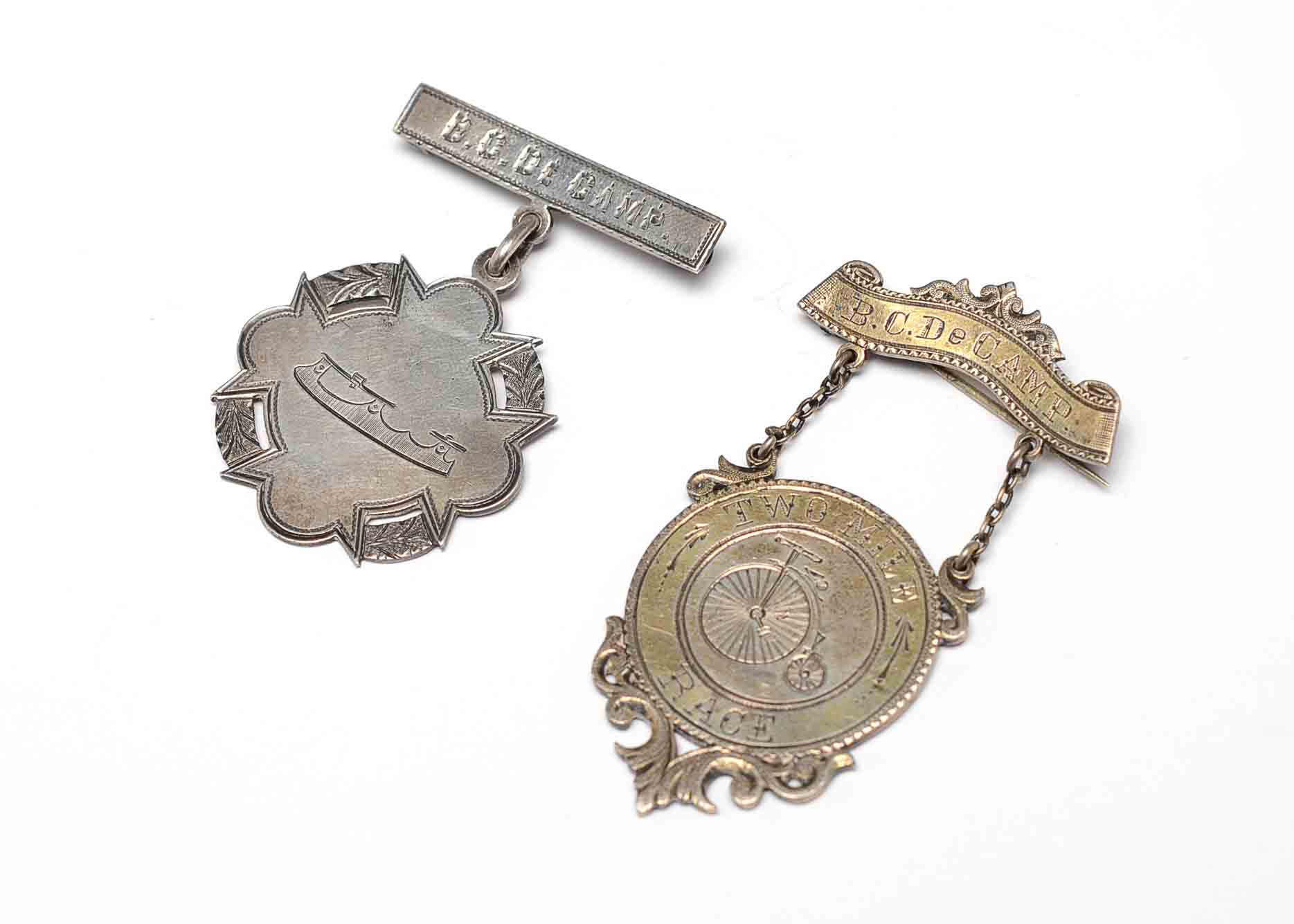 Pair of Circa 19th Century Camp Medal